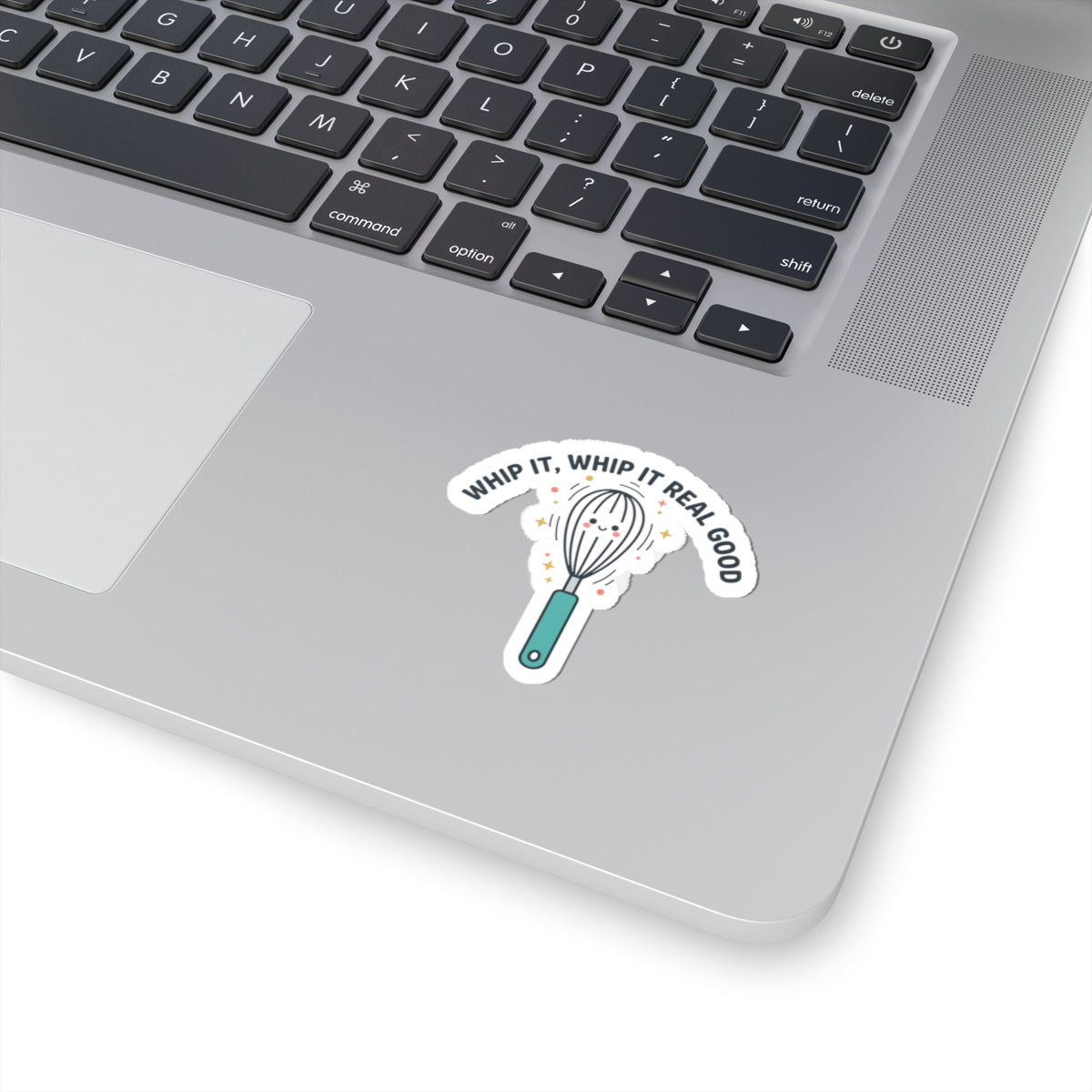 Whip It, Whip It Real Good Sticker | Kitchen Pun Minimalist, Cooking Humor