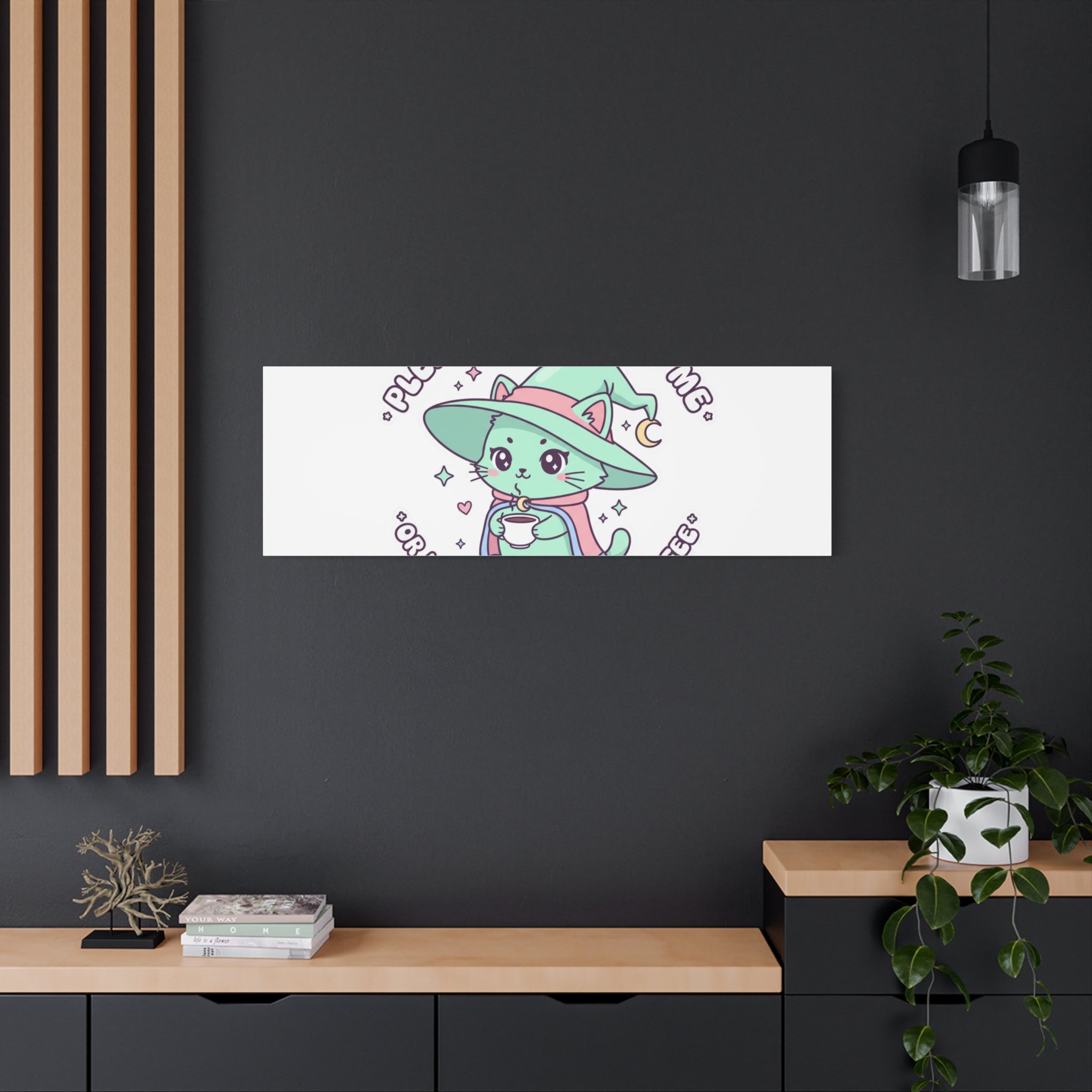 Please Be Nice To Me Canvas | Soft Threat kawaii menacing art
