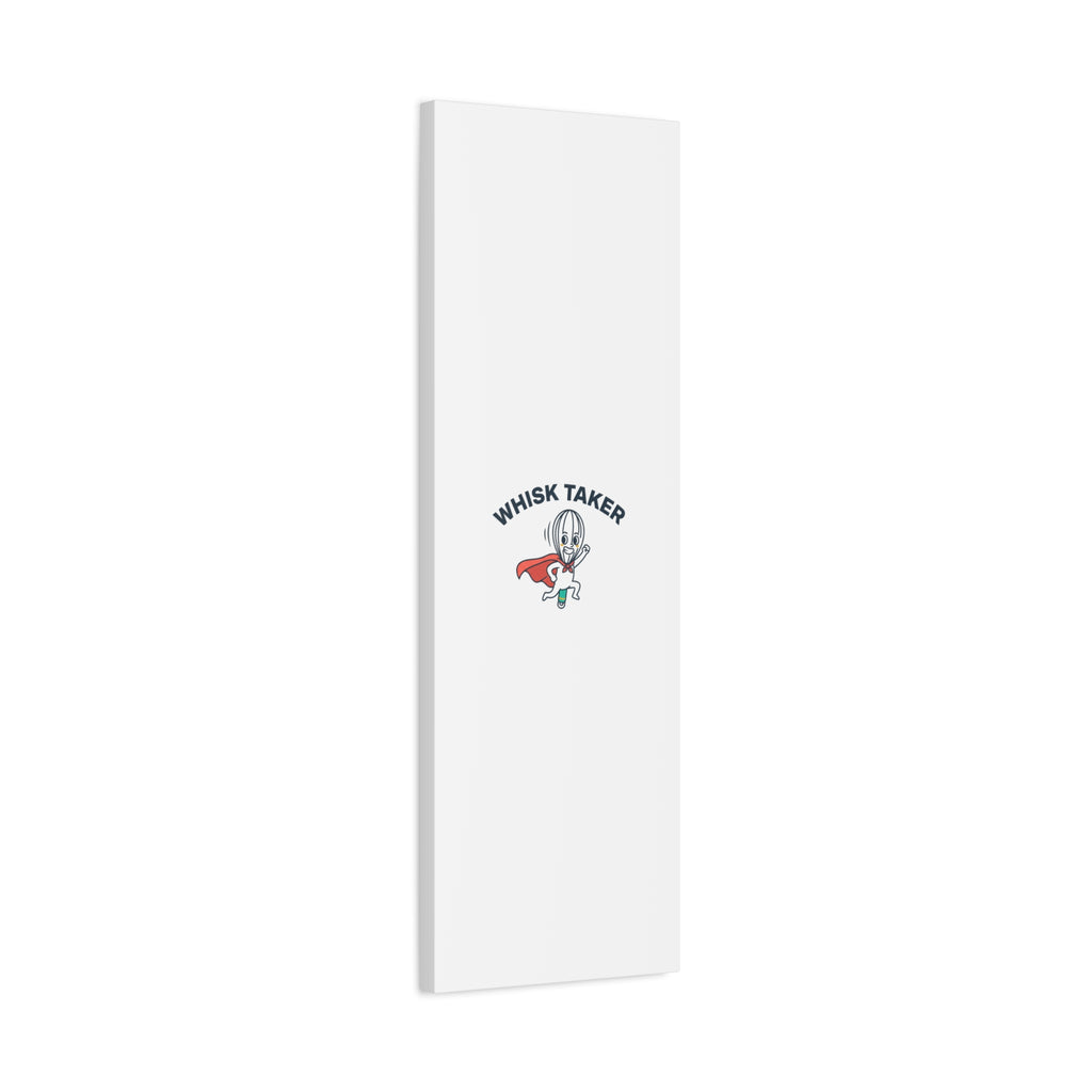 Whisk Taker Canvas, Stretched | Kitchen Pun Minimalism, cooking humor