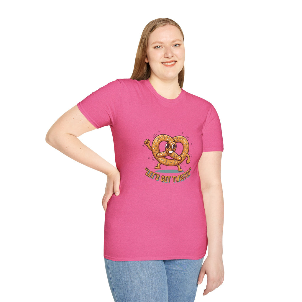 Let’s Get Twisted Pretzel T-Shirt — Funny Snack Lover Tee