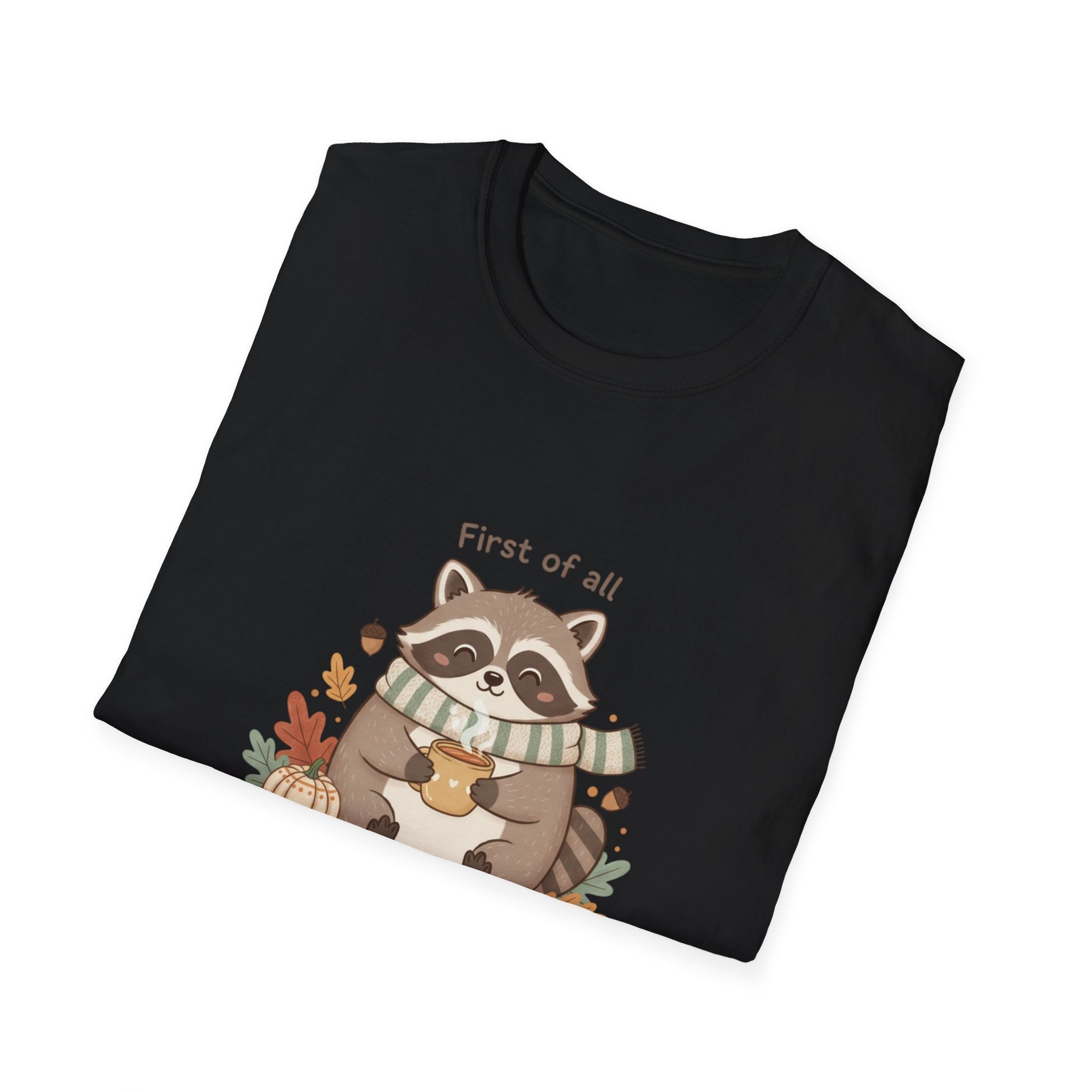 Cozy Raccoon Autumn Shirt | I'm a delight tee