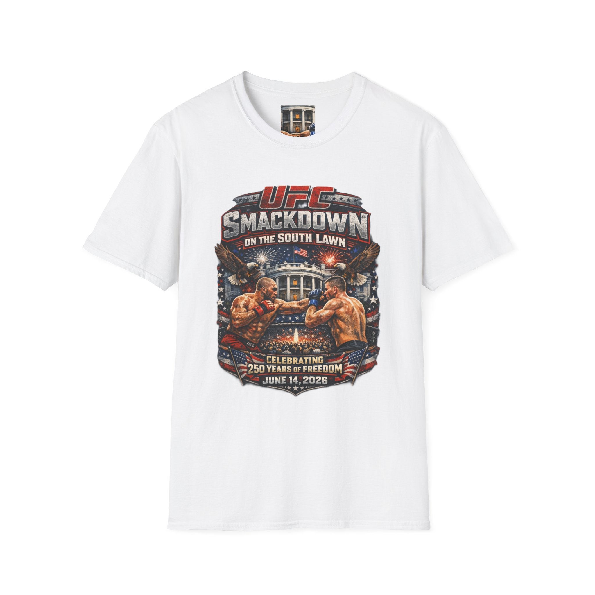 UFC Smackdown 'On the South Lawn' T-Shirt — June 14, 2026 Event Tee