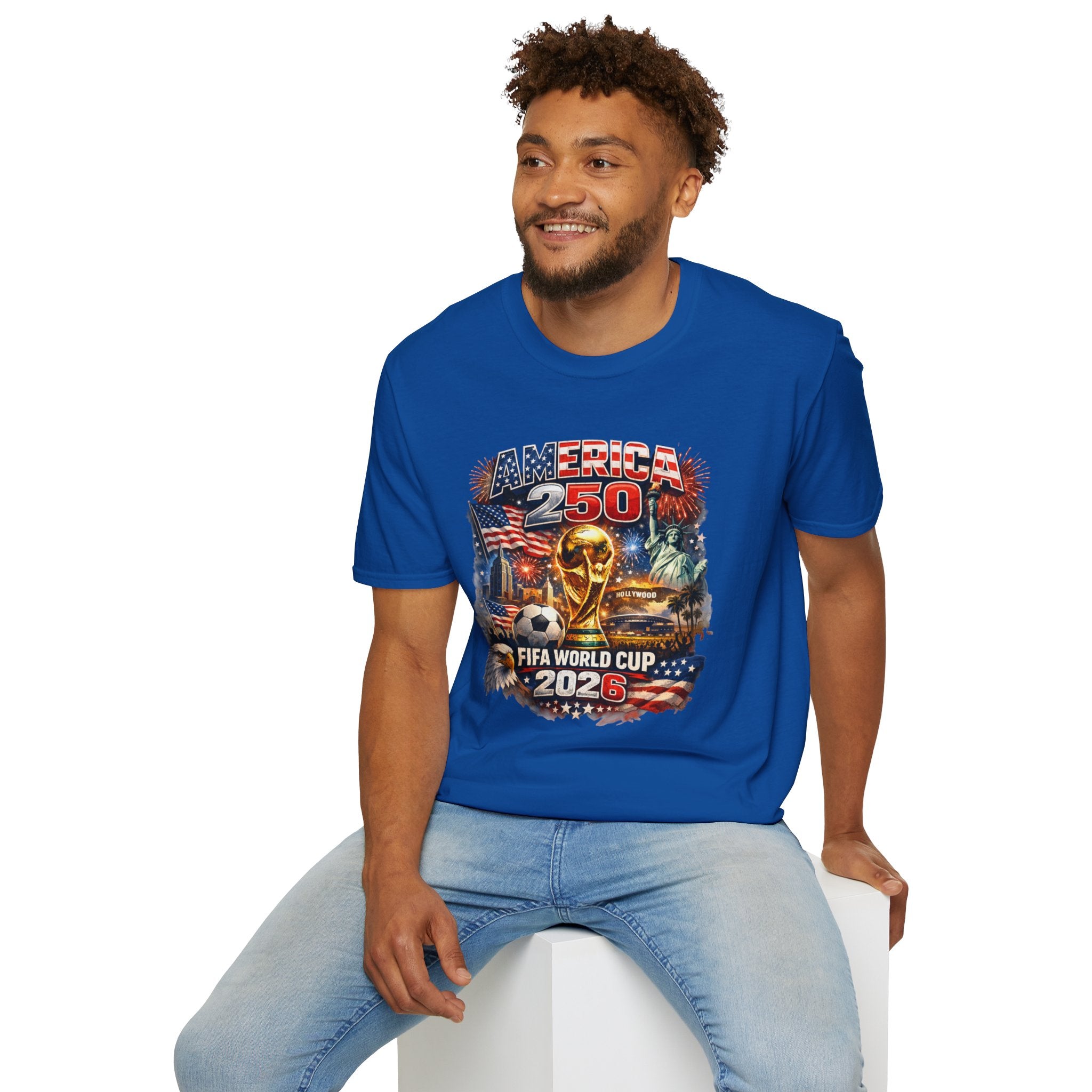 T-Shirt FIFA — America 250 World Cup 2026 Patriotic Soccer Celebration