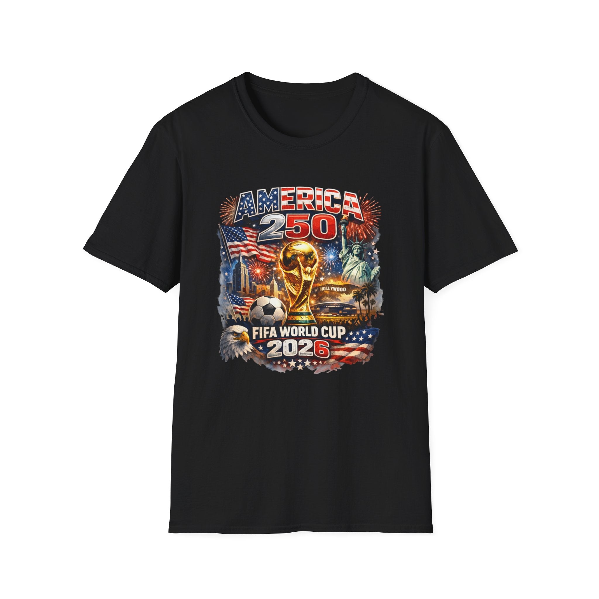 T-Shirt FIFA — America 250 World Cup 2026 Patriotic Soccer Celebration