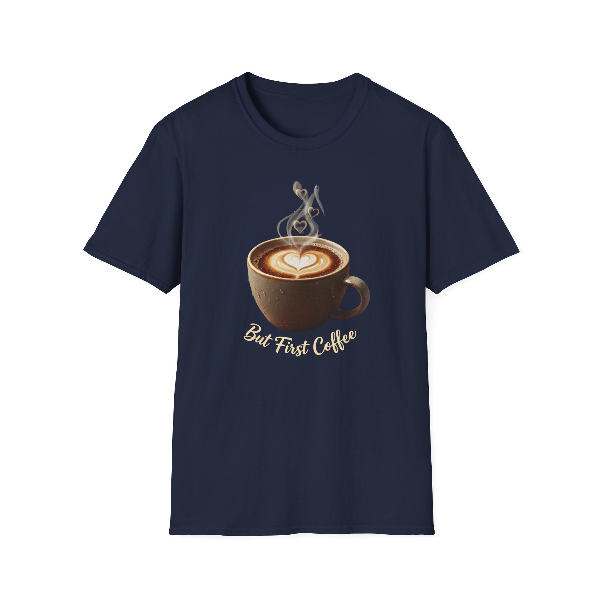 Coffee Lover T-Shirt — Latte Art Cup Graphic Tee