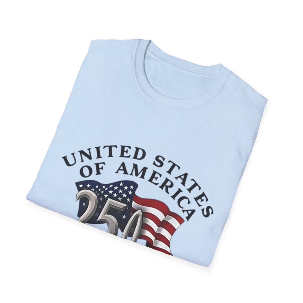 250th Anniversary T-Shirt — United States of America 1776–2026 Flag Tee