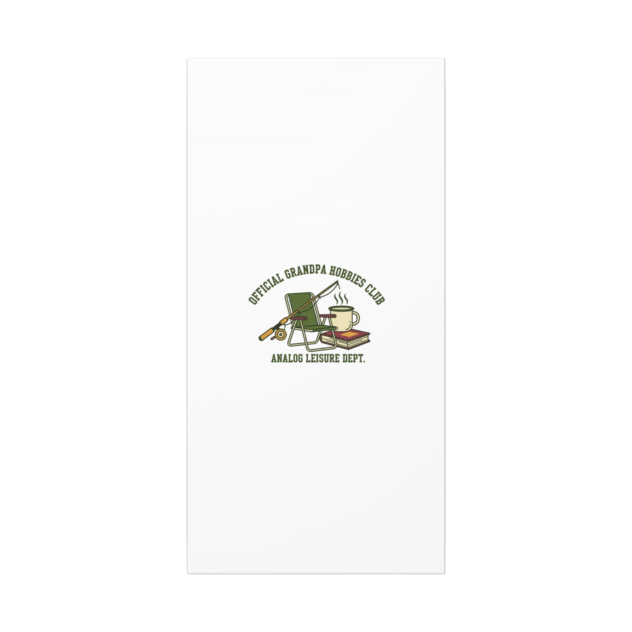 Analog Leisure Dept. Fishing Graphic Canvas | Grandpa Core, Retro Wildlife