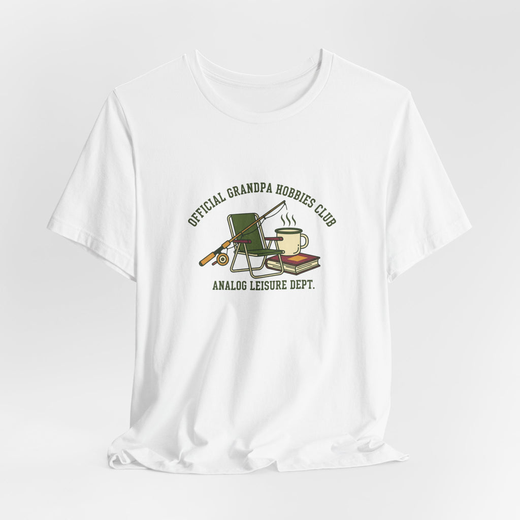 Official Grandpa Hobbies Club Tee | retro fishing shirt, vintage wildlife tee