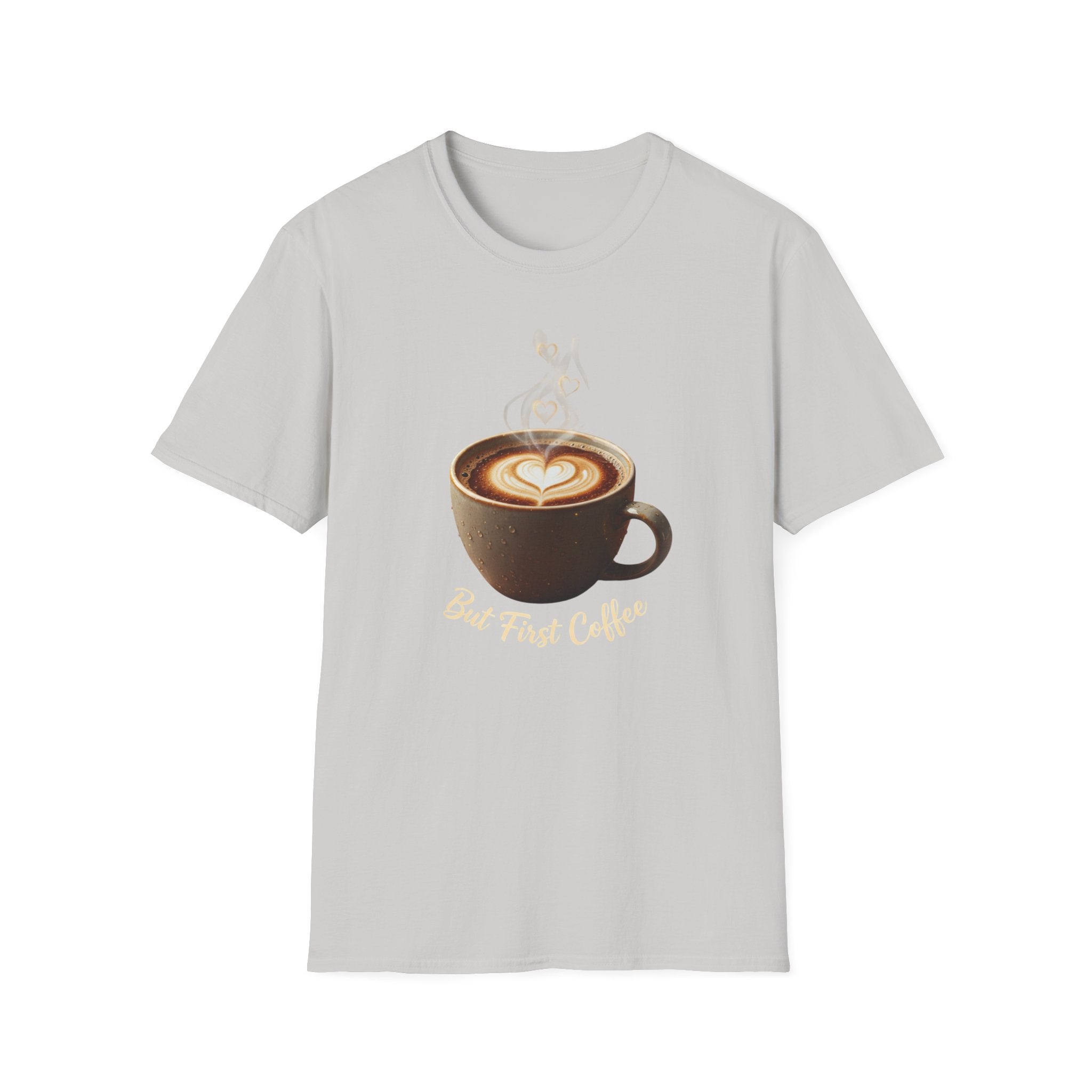 Coffee Lover T-Shirt — Latte Art Cup Graphic Tee