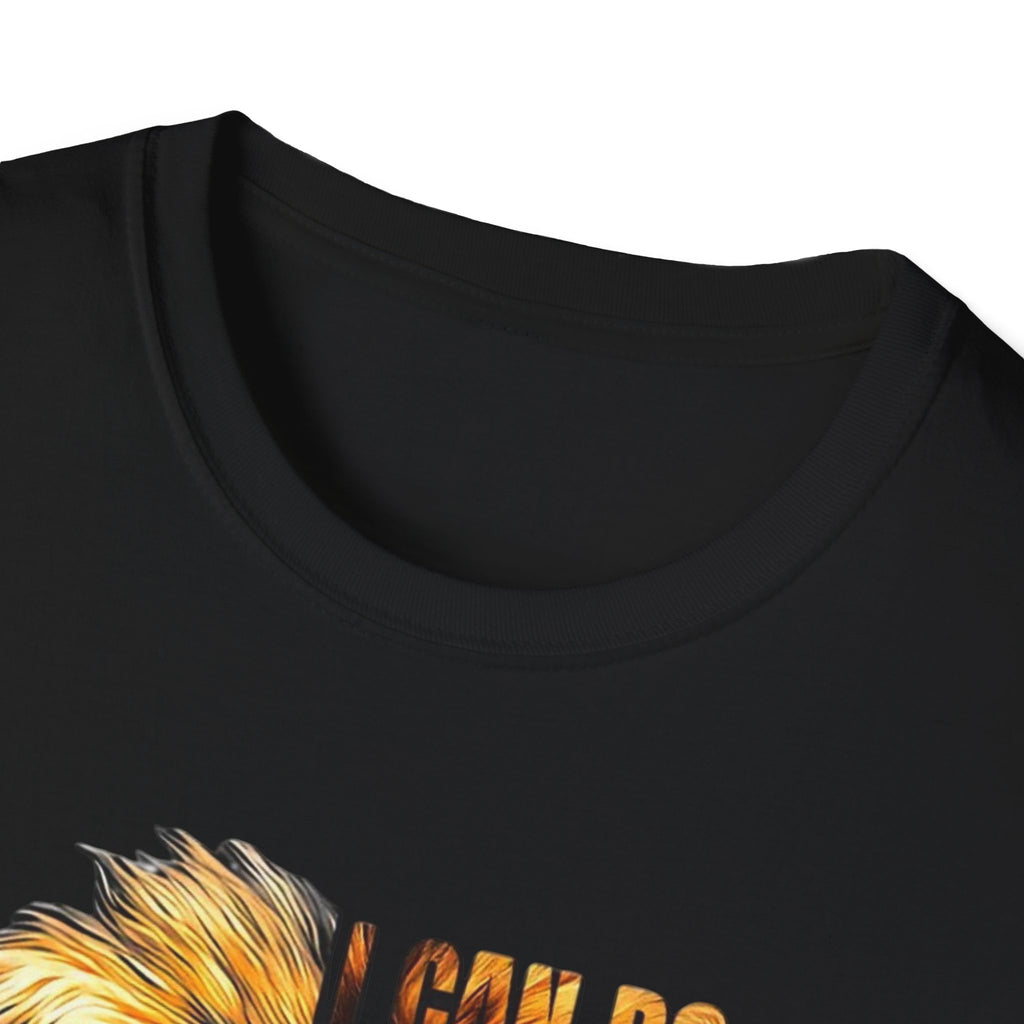 Christian Lion T-Shirt — "I Can Do All Things Through Christ Who Strengthens Me" Inspirational Tee