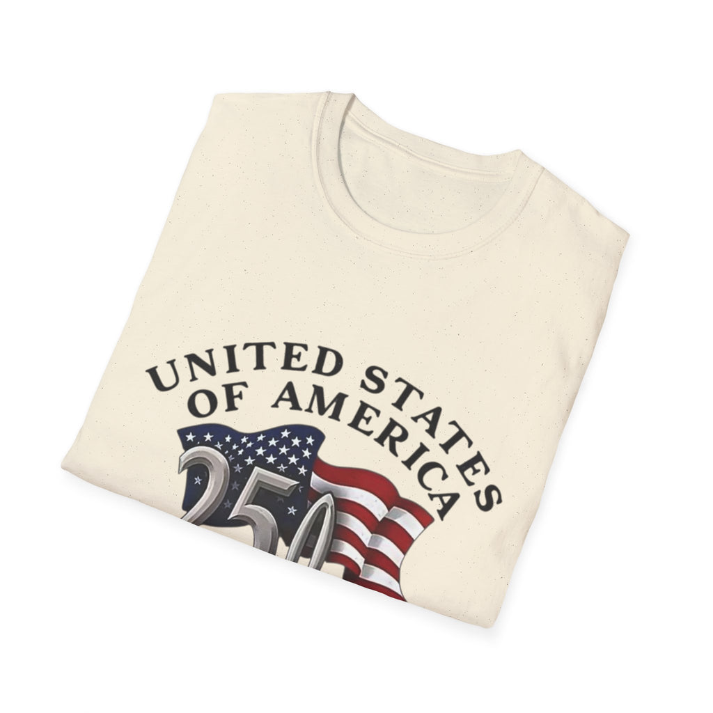 250th Anniversary T-Shirt — United States of America 1776–2026 Flag Tee