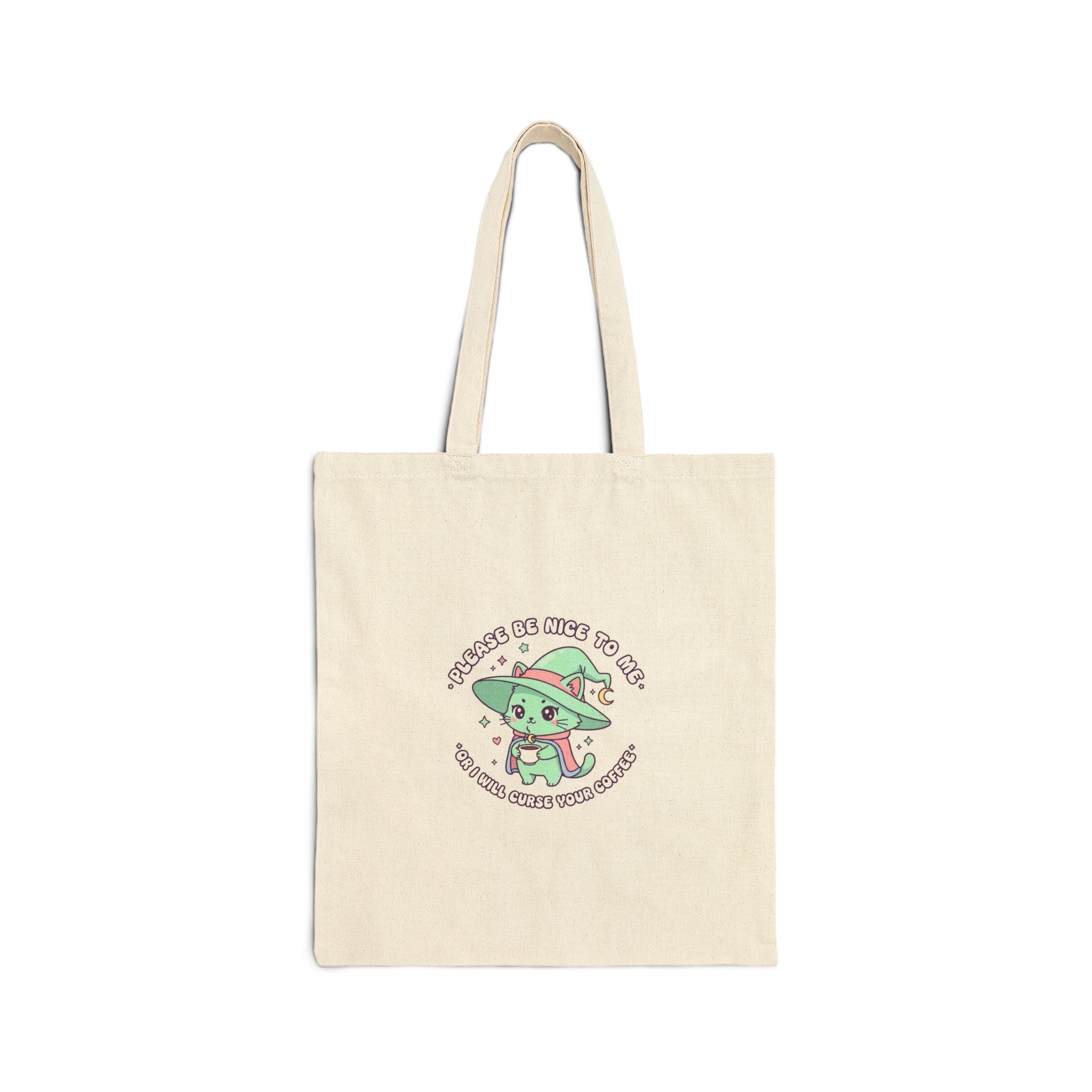 Kawaii Menace Tote | Soft Threat pastel kawaii, cute-menacing canvas