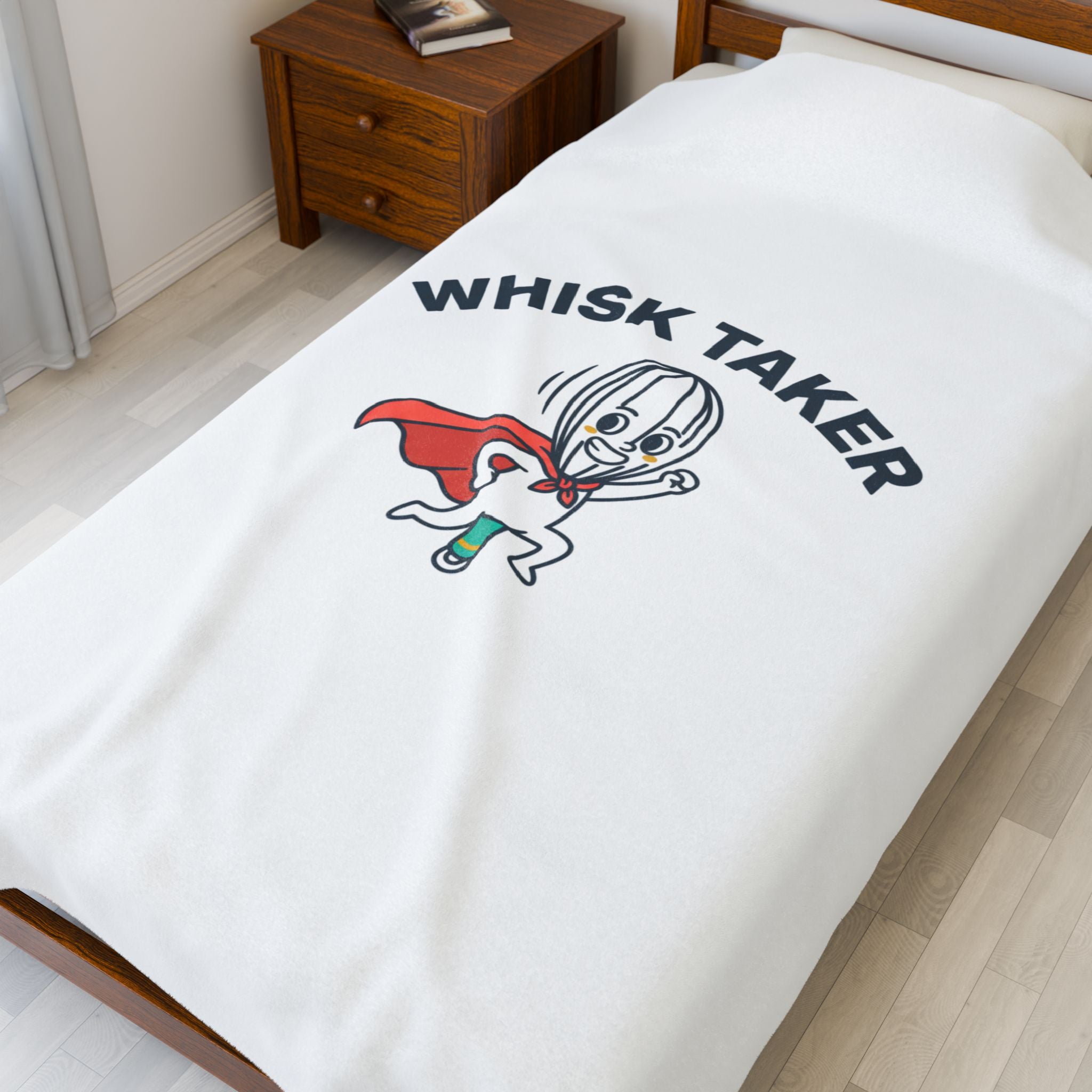 Whisk Taker Kitchen Towel | kitchen pun towel, cooking humor