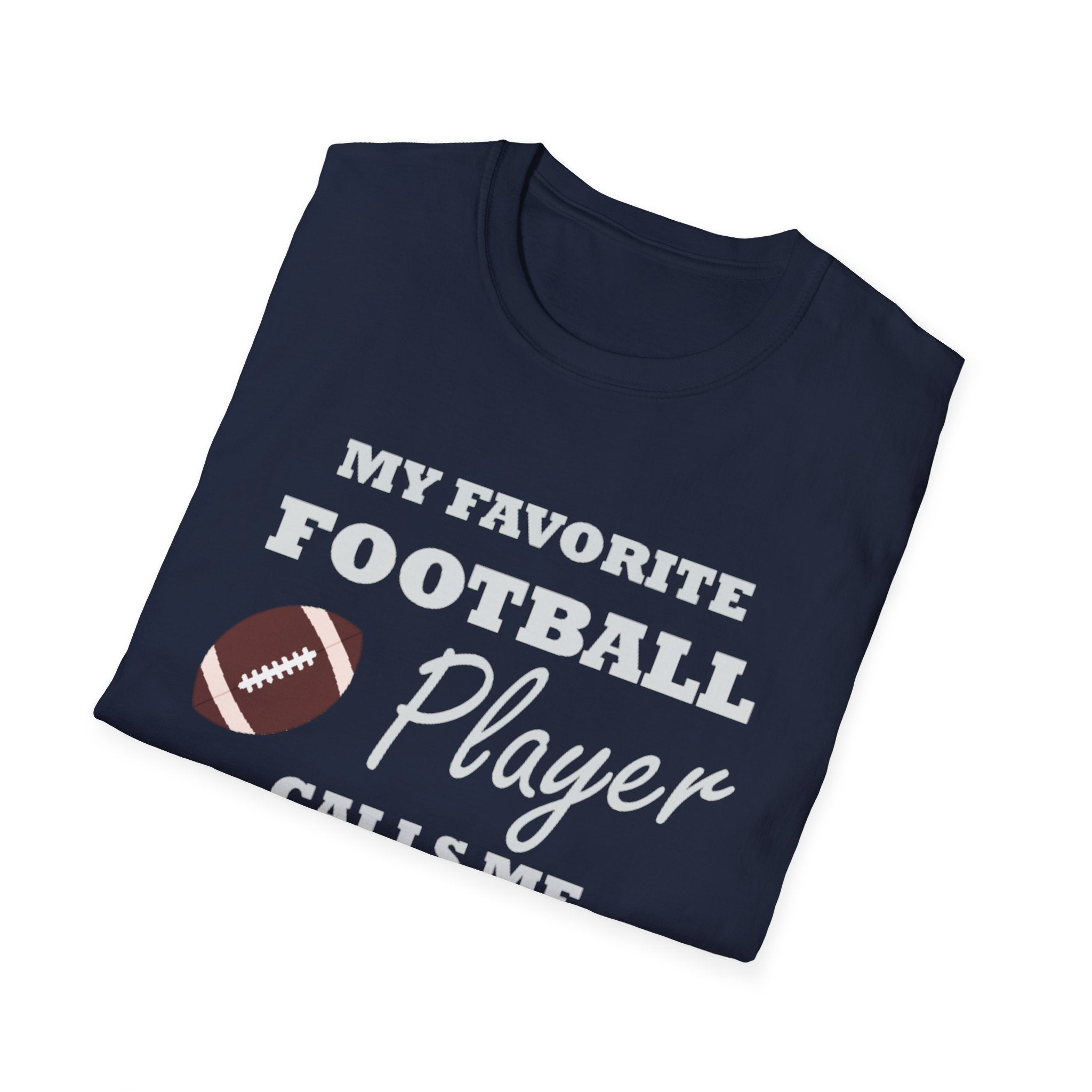 My Favorite Football Player Calls Me Mema T-Shirt — Grandma Football Mom Gift