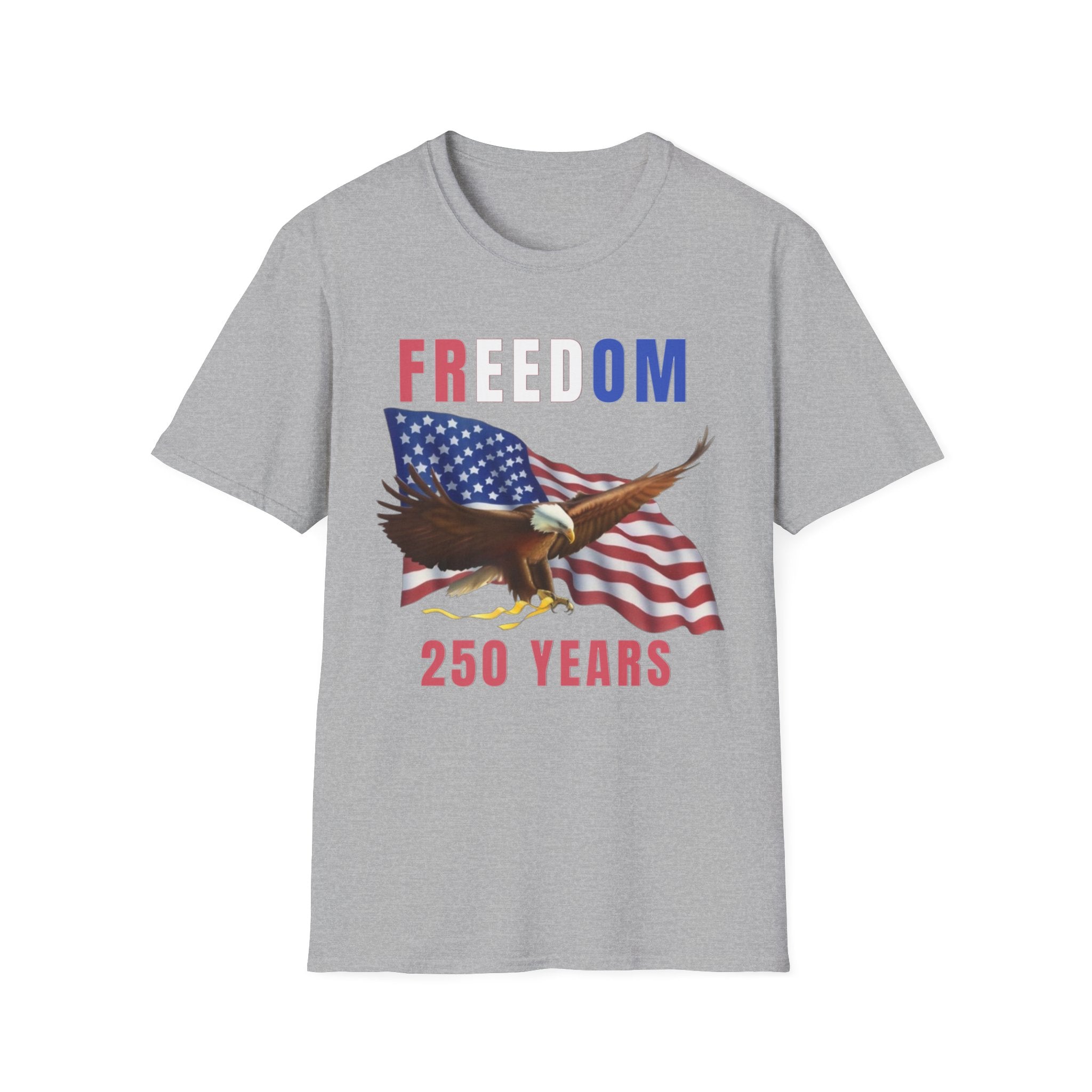 Freedom Eagle 250 Years T-Shirt | American Flag Patriotic Tee