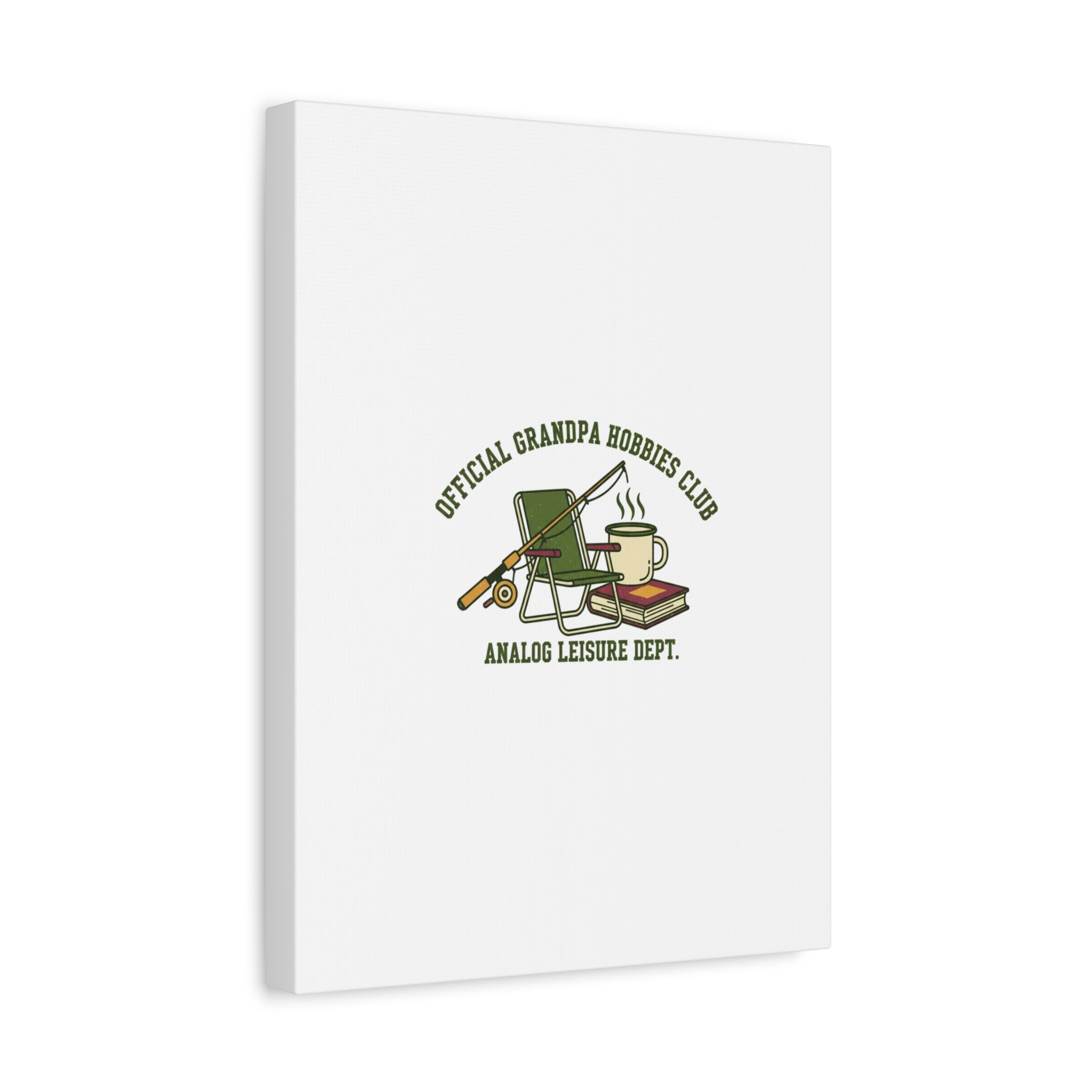 Analog Leisure Dept. Fishing Graphic Canvas | Grandpa Core, Retro Wildlife