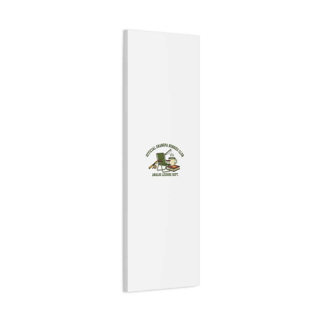 Analog Leisure Dept. Fishing Graphic Canvas | Grandpa Core, Retro Wildlife