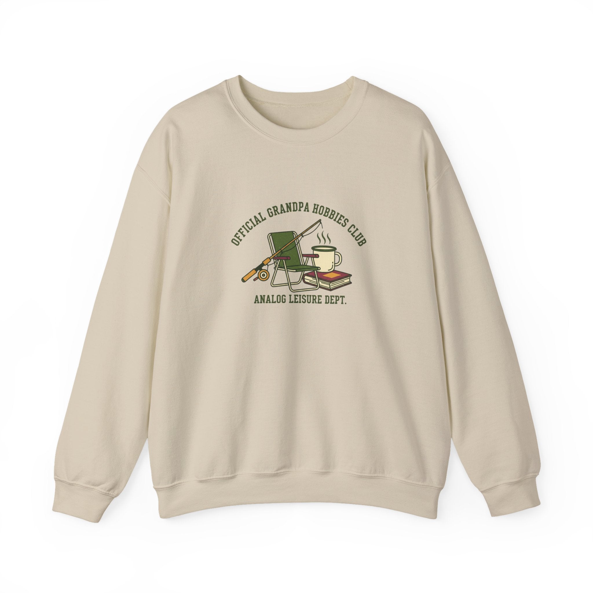 Official Grandpa Hobbies Club Sweatshirt | retro fishing, country core