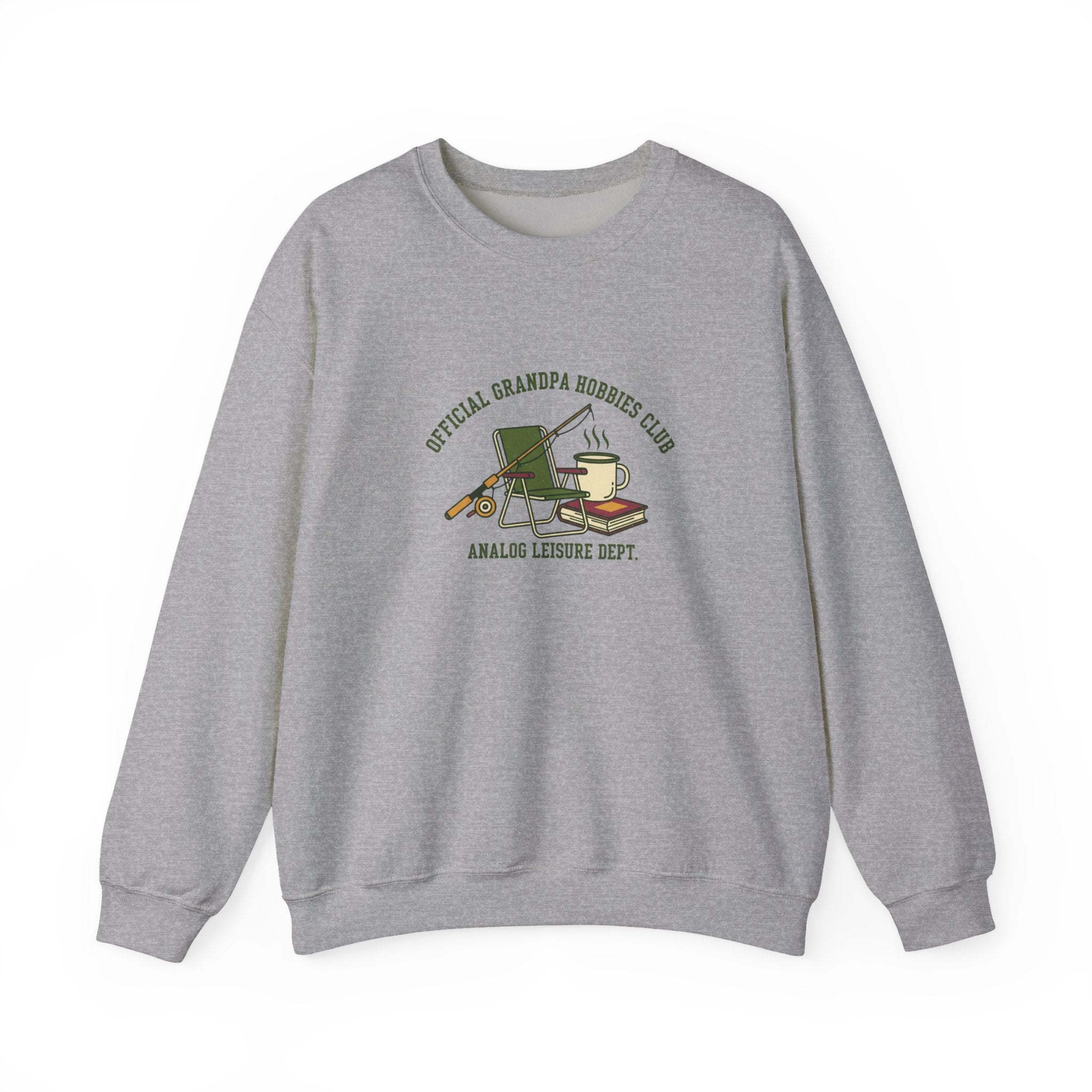 Official Grandpa Hobbies Club Sweatshirt | retro fishing, country core
