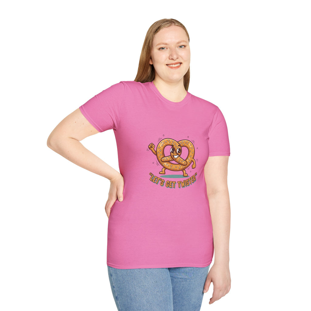 Let’s Get Twisted Pretzel T-Shirt — Funny Snack Lover Tee