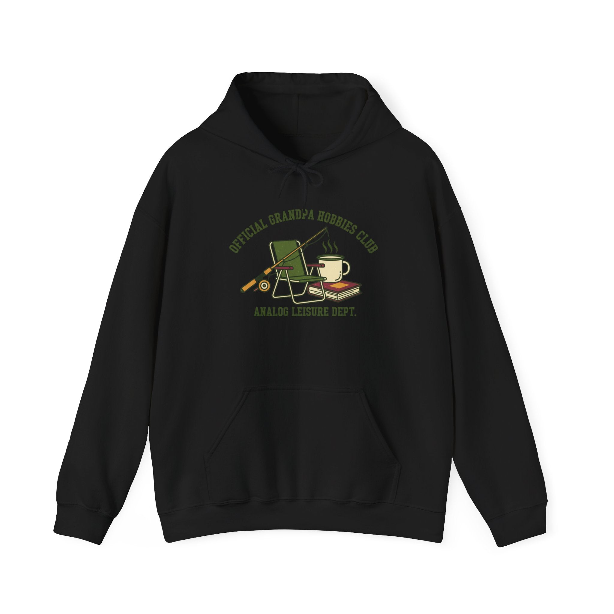 Retro Fishing Graphic Hoodie | grandpa core, vintage wildlife