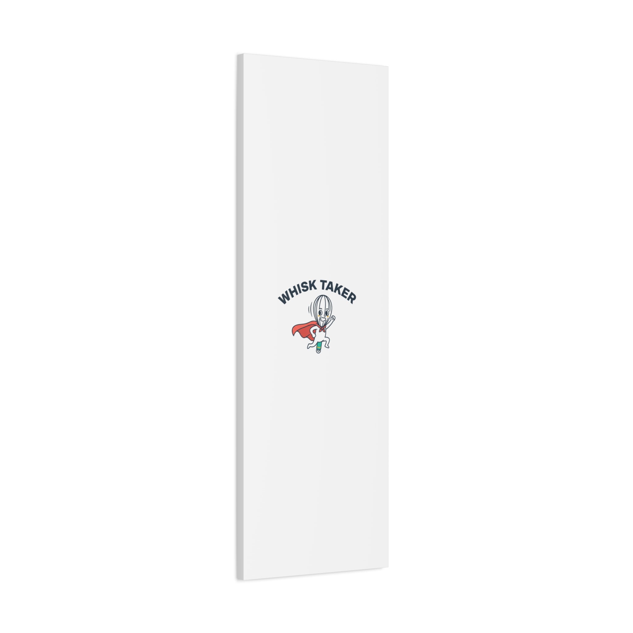 Whisk Taker Canvas, Stretched | Kitchen Pun Minimalism, cooking humor
