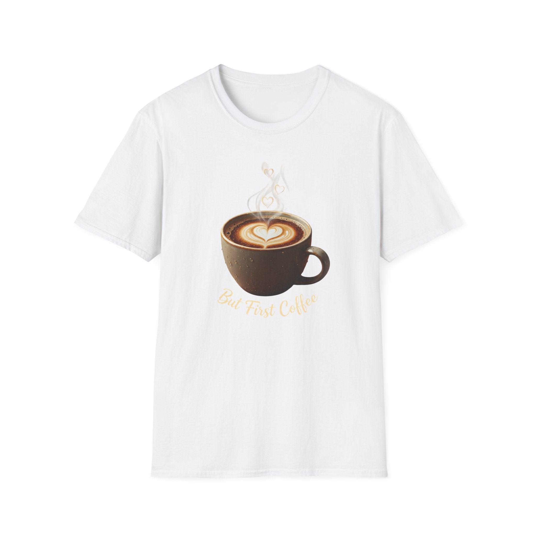 Coffee Lover T-Shirt — Latte Art Cup Graphic Tee