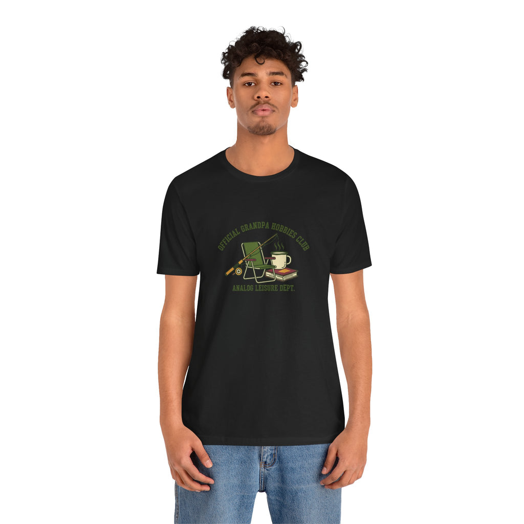 Official Grandpa Hobbies Club Tee | retro fishing shirt, vintage wildlife tee