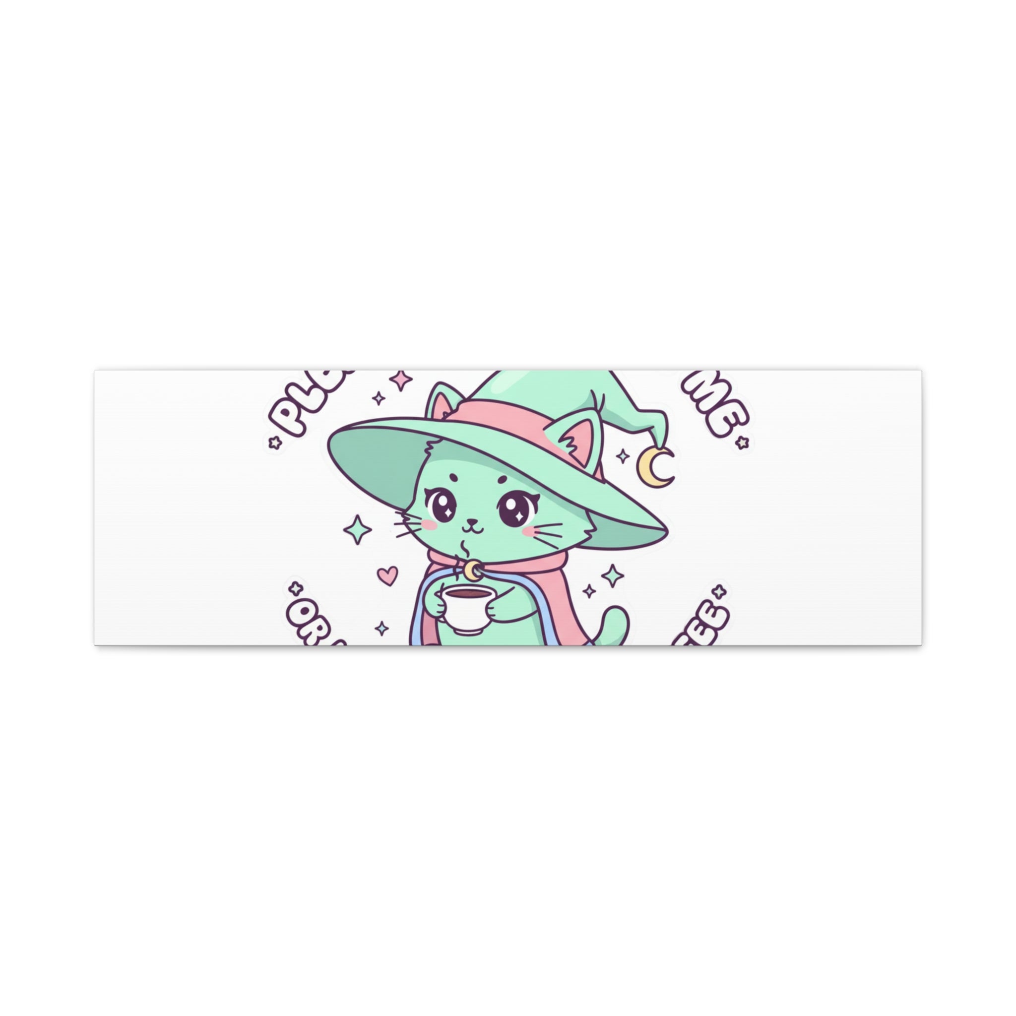 Please Be Nice To Me Canvas | Soft Threat kawaii menacing art
