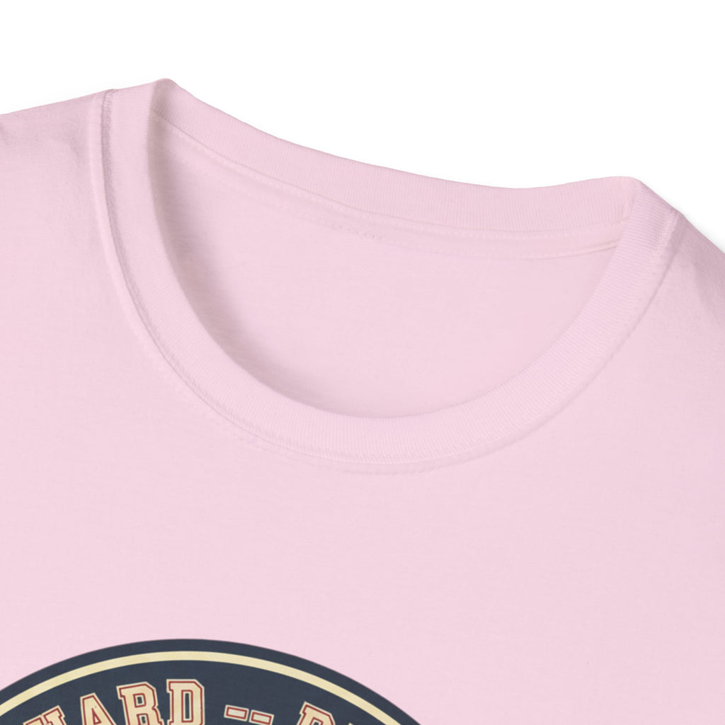 Baseball Tee — “Hit Hard • Run Fast • Turn Left” Vintage Softball Graphic Shirt
