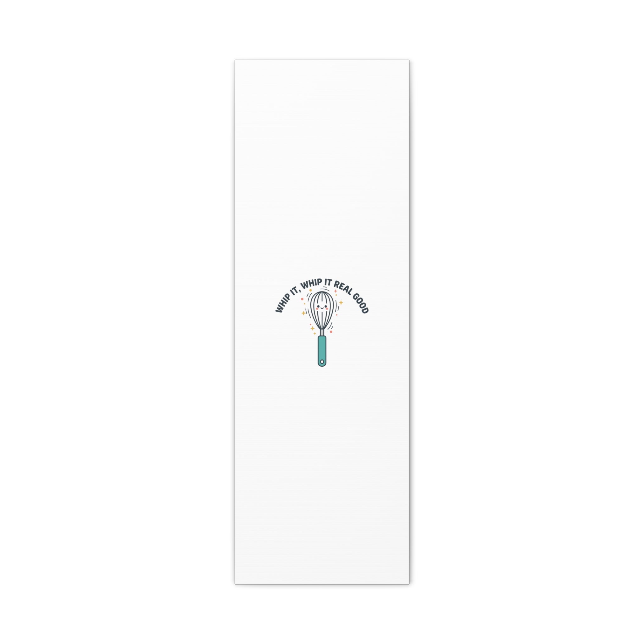 Whip It, Whip It Real Good Canvas | Kitchen Pun Minimalism, Cooking Humor