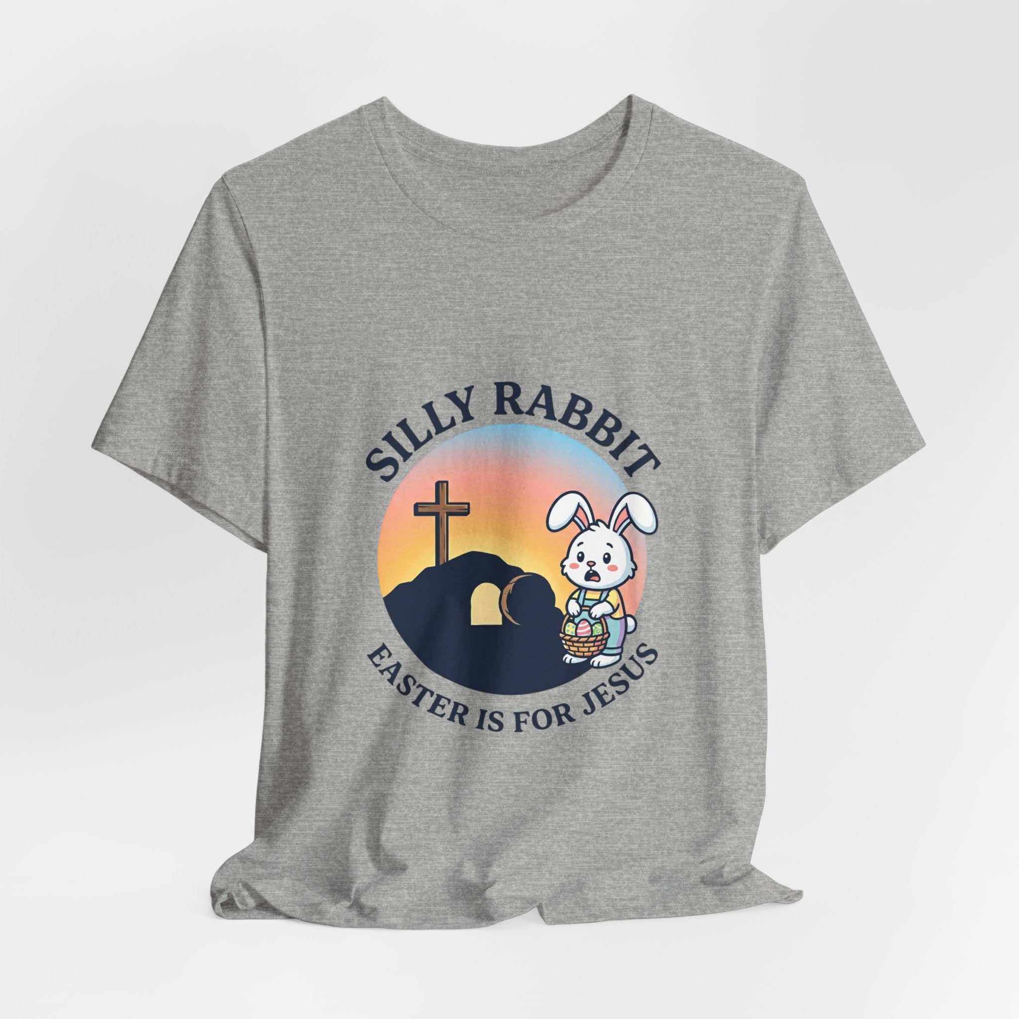 He Is Risen 'Silly Rabbit' Christian Easter Shirt | Faith-Based Humor