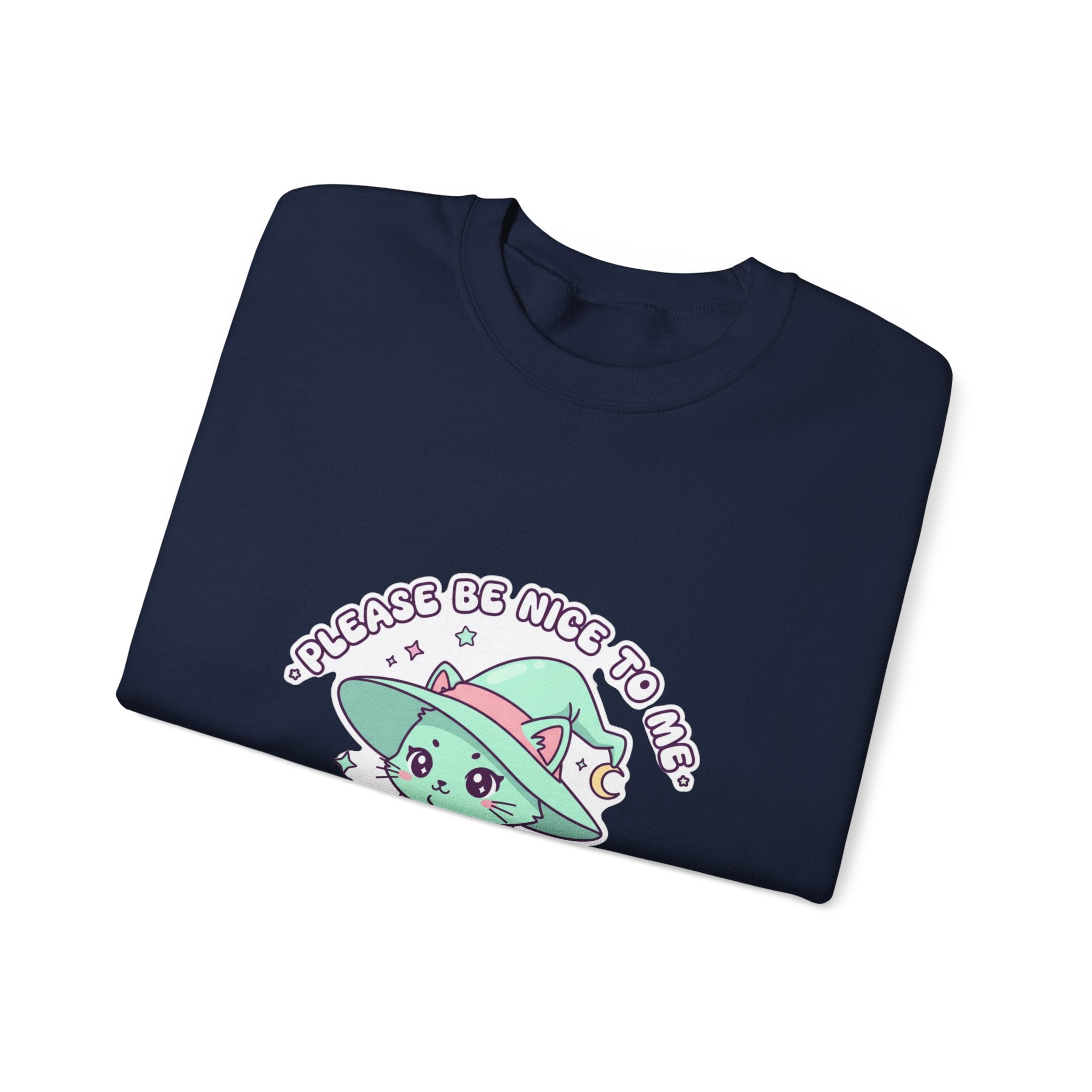 Please Be Nice To Me Sweatshirt | Soft Threat kawaii menacing pastel