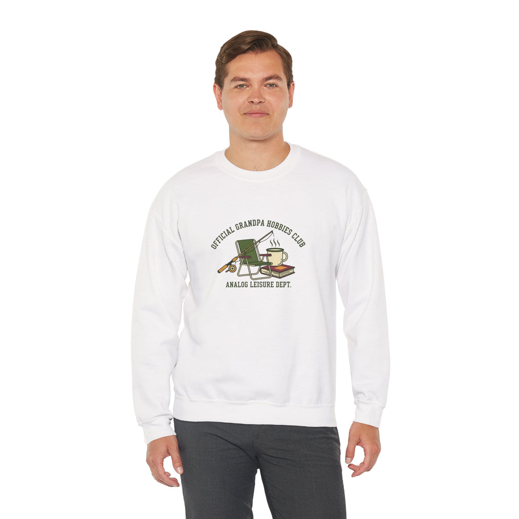 Official Grandpa Hobbies Club Sweatshirt | retro fishing, country core