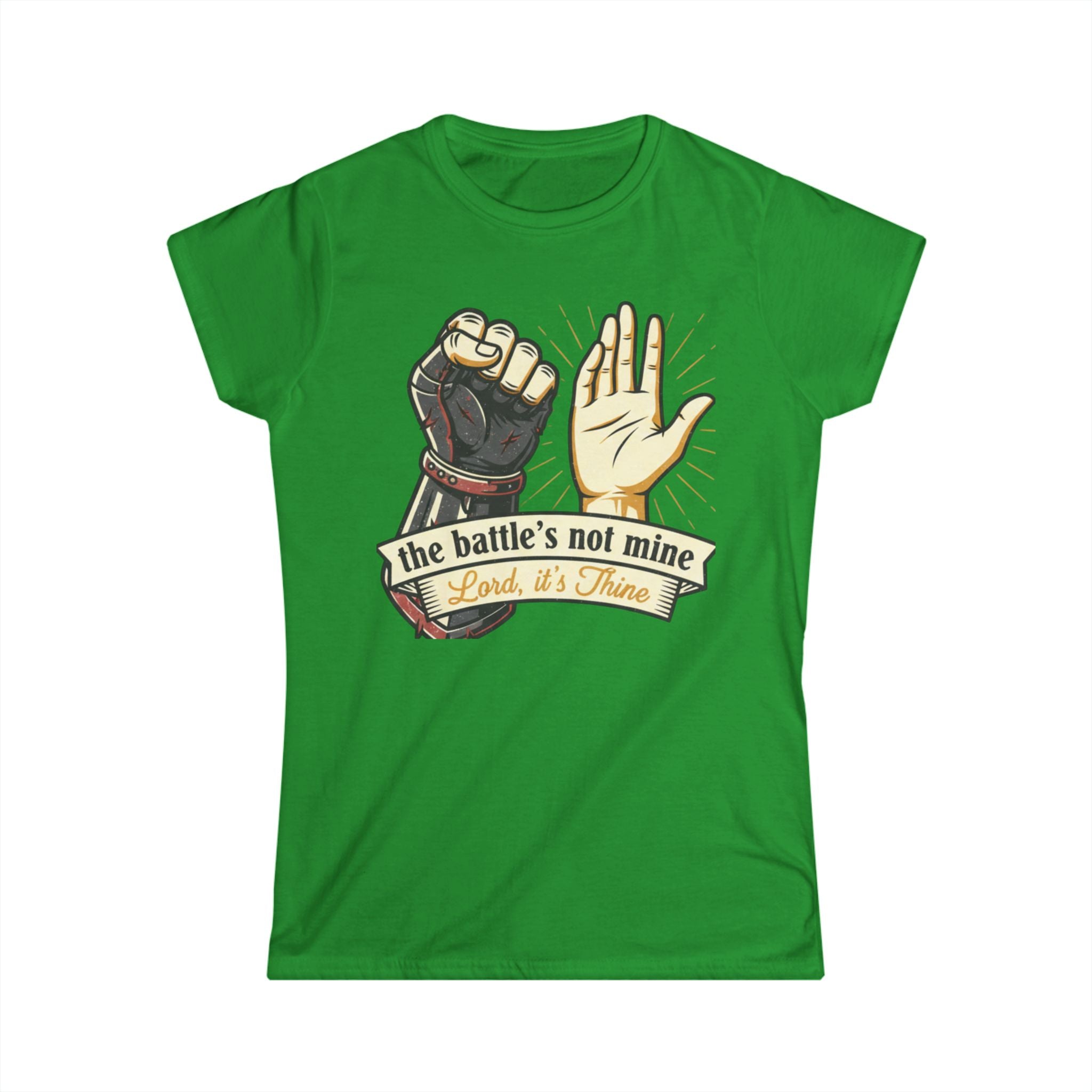 The Battle's Not Mine Women's Softstyle Tee