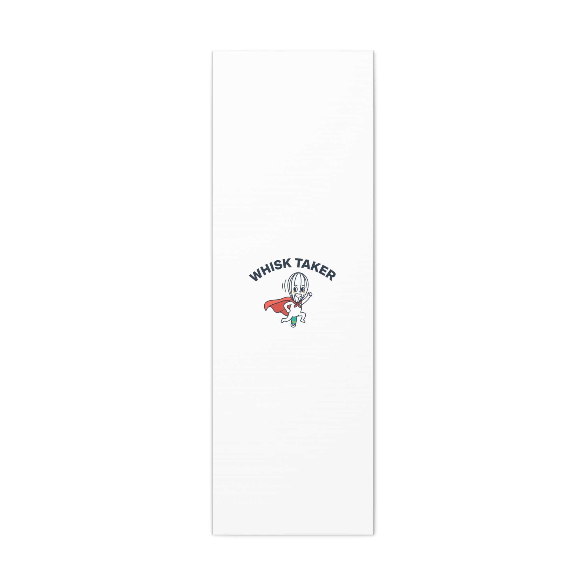 Whisk Taker Canvas, Stretched | Kitchen Pun Minimalism, cooking humor