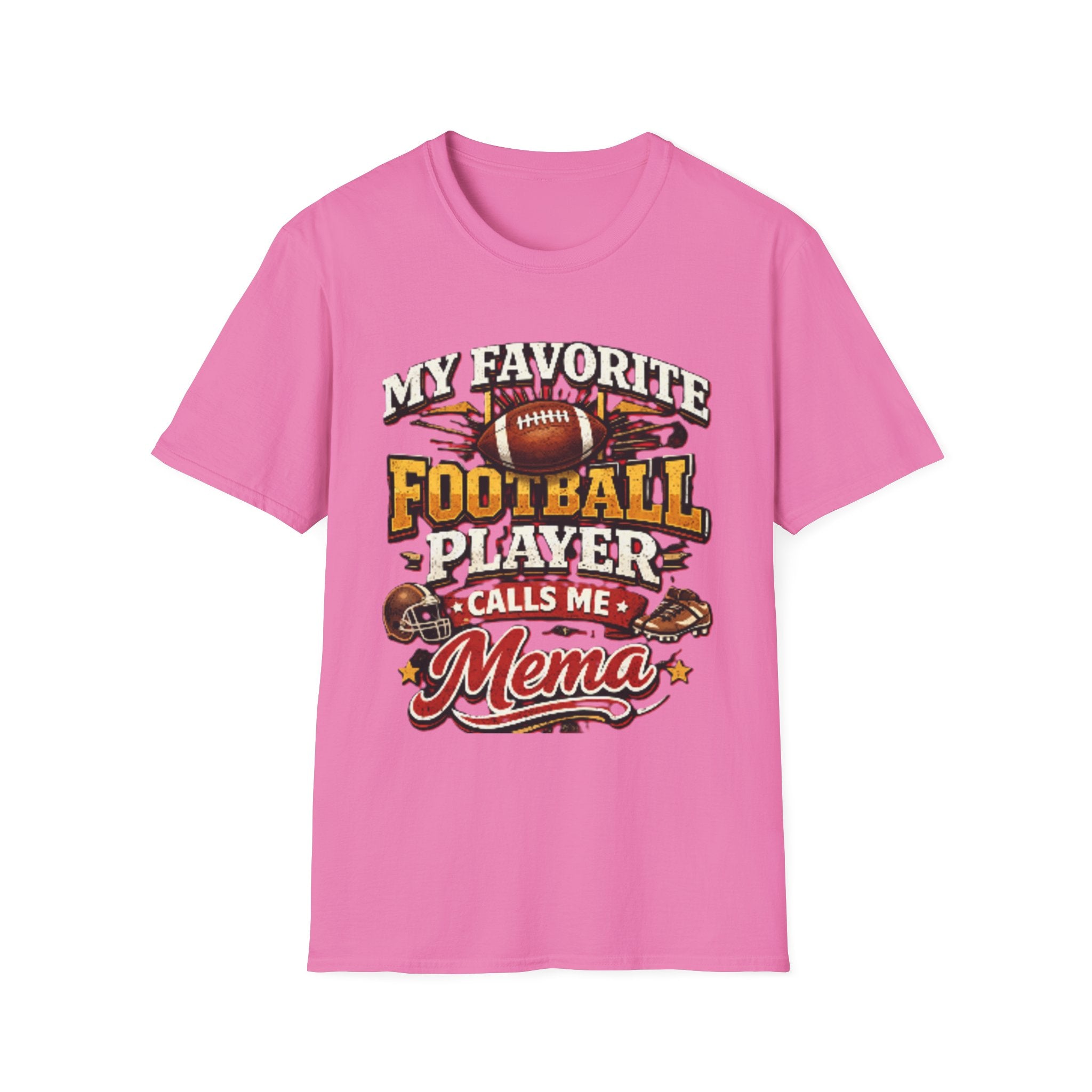Mema Football Player T‑Shirt — "My Favorite Football Player Calls Me Mema" Fan Tee