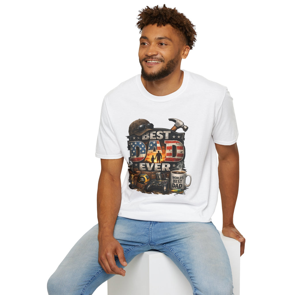 Best Dad Ever Carpenter T-Shirt – Father’s Day Tool Vintage Tee