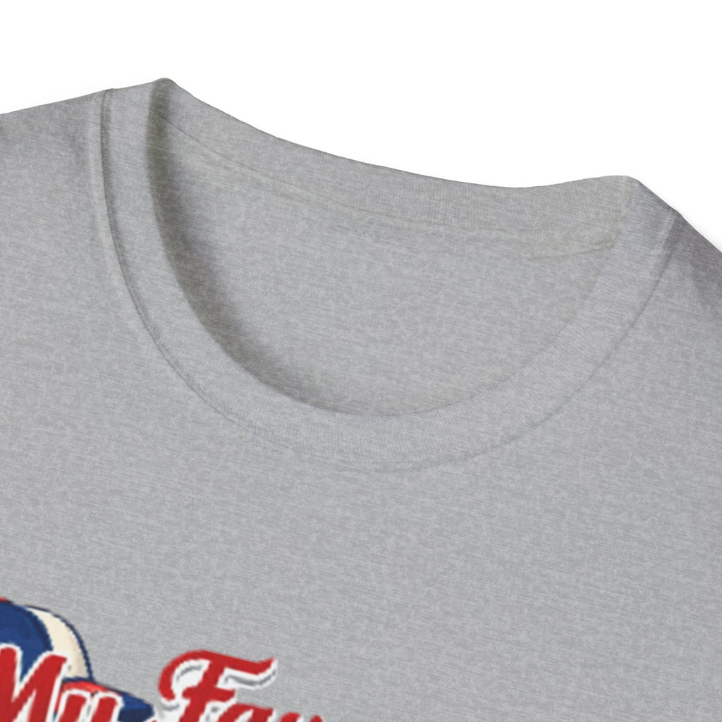 Baseball Mama T-Shirt — “My Favorite Baseball Player Calls Me Mama” Graphic Shirt