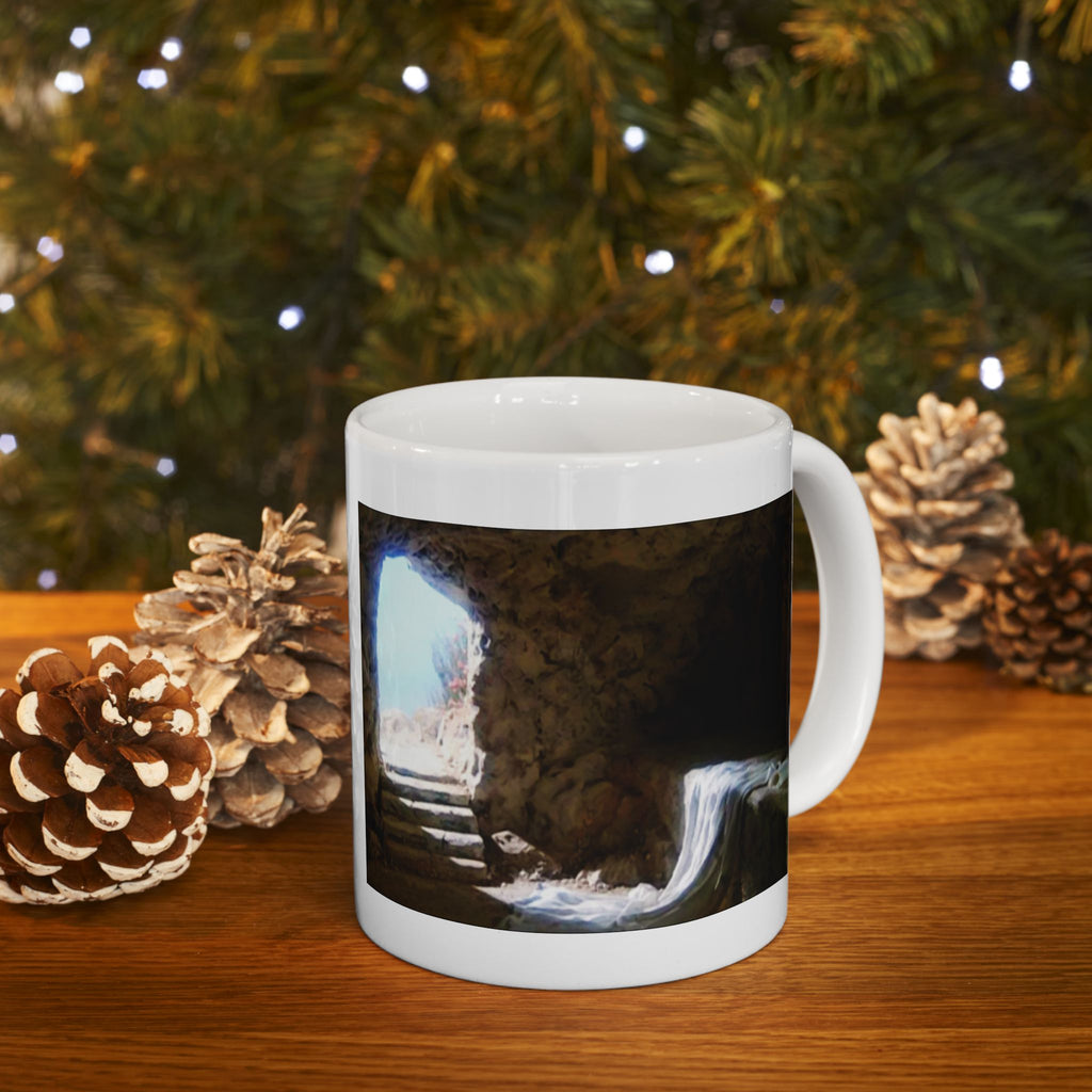 He Did All This For Me Mug — Christian Easter Resurrection Ceramic Coffee Cup (11oz, 15oz)