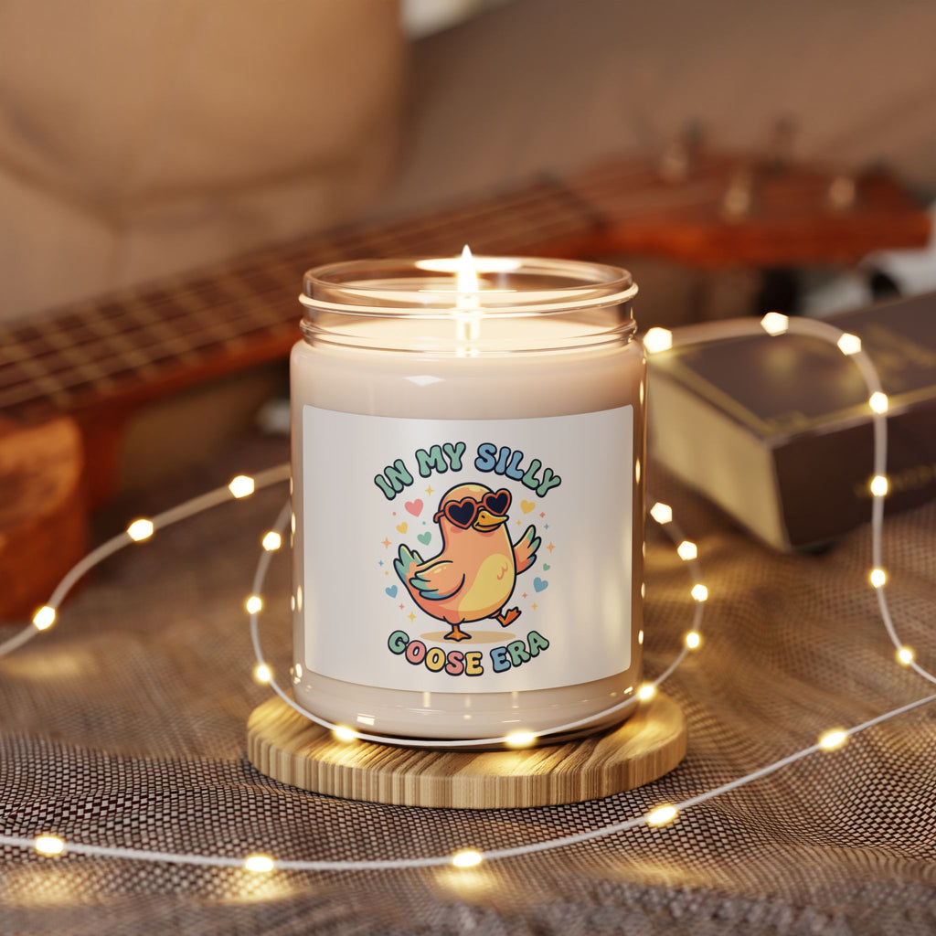 Silly Goose Meme Candle | Scented Soy Candle, 9oz | Wholesome Cute Animal Pun