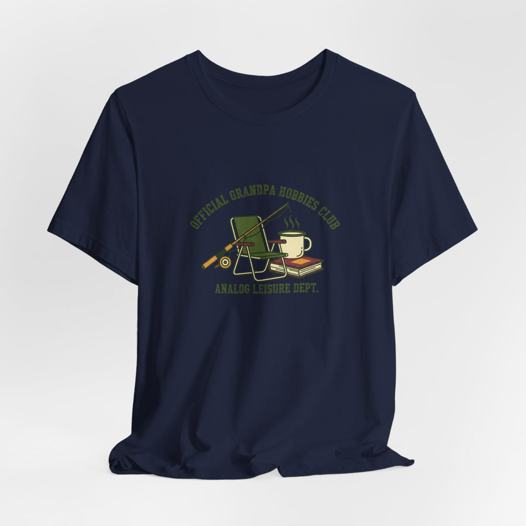 Official Grandpa Hobbies Club Tee | retro fishing shirt, vintage wildlife tee