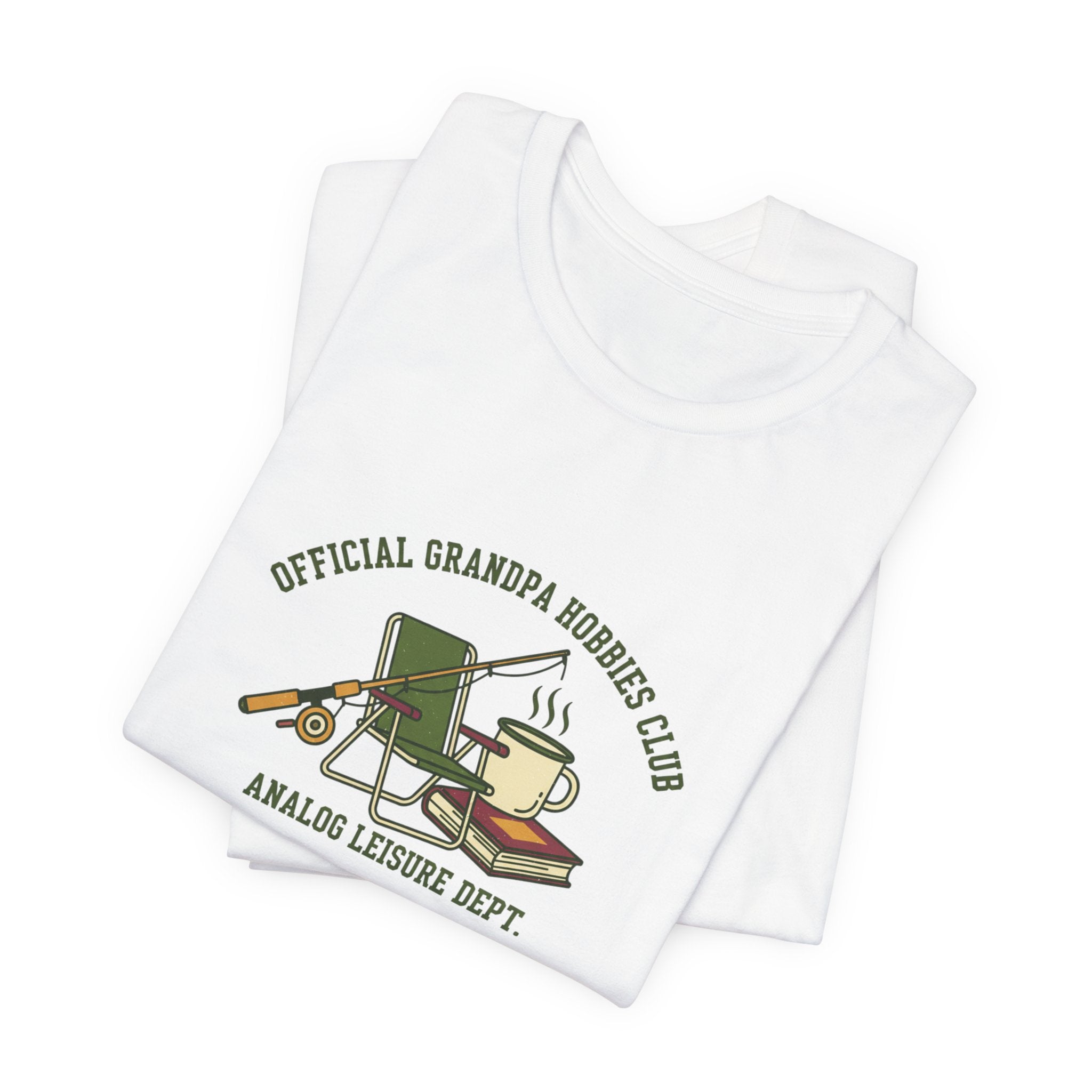 Official Grandpa Hobbies Club Tee | retro fishing shirt, vintage wildlife tee