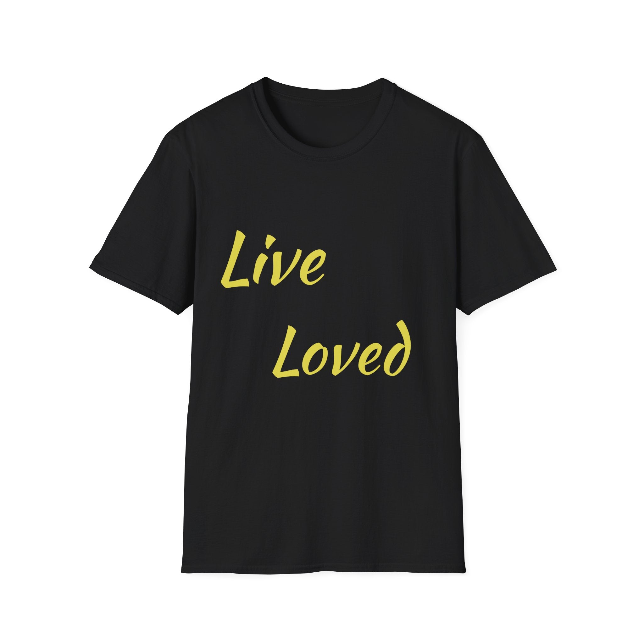 Live Loved T-Shirt — Inspirational Script Tee