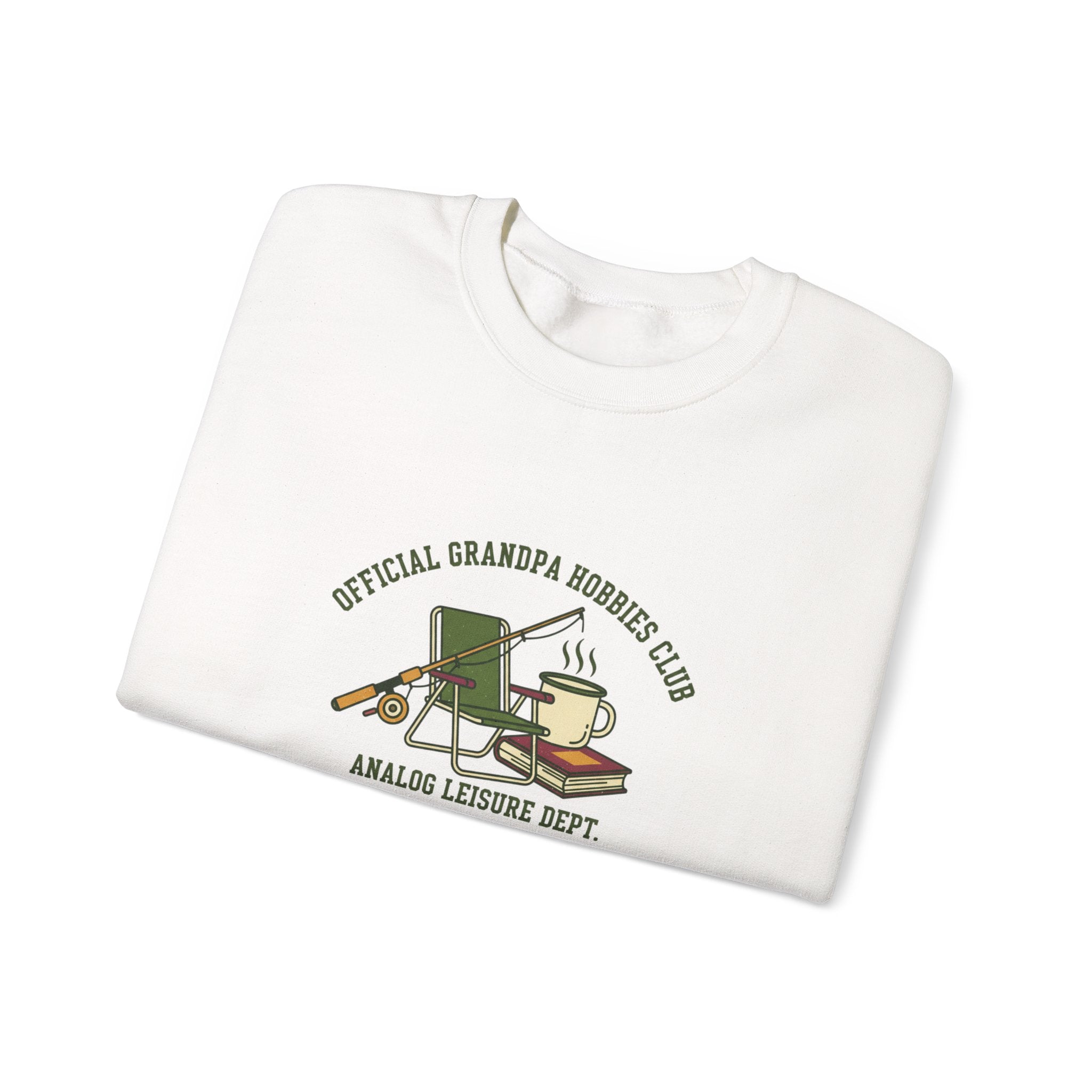 Official Grandpa Hobbies Club Sweatshirt | retro fishing, country core