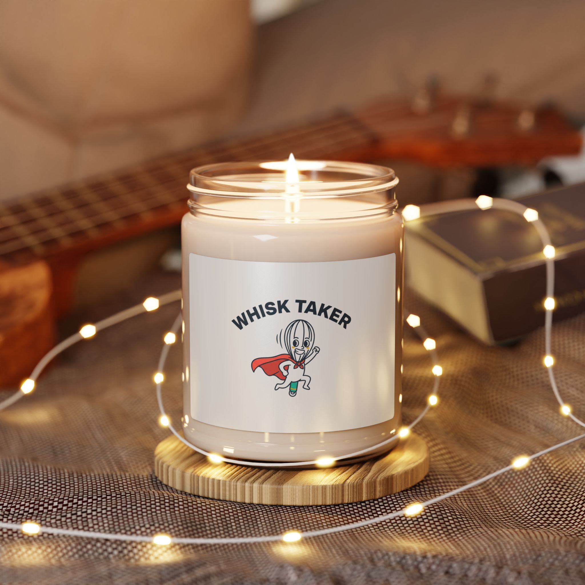 Whisk Taker Candle | Scented Soy Candle, 9oz | Kitchen Pun Minimalism