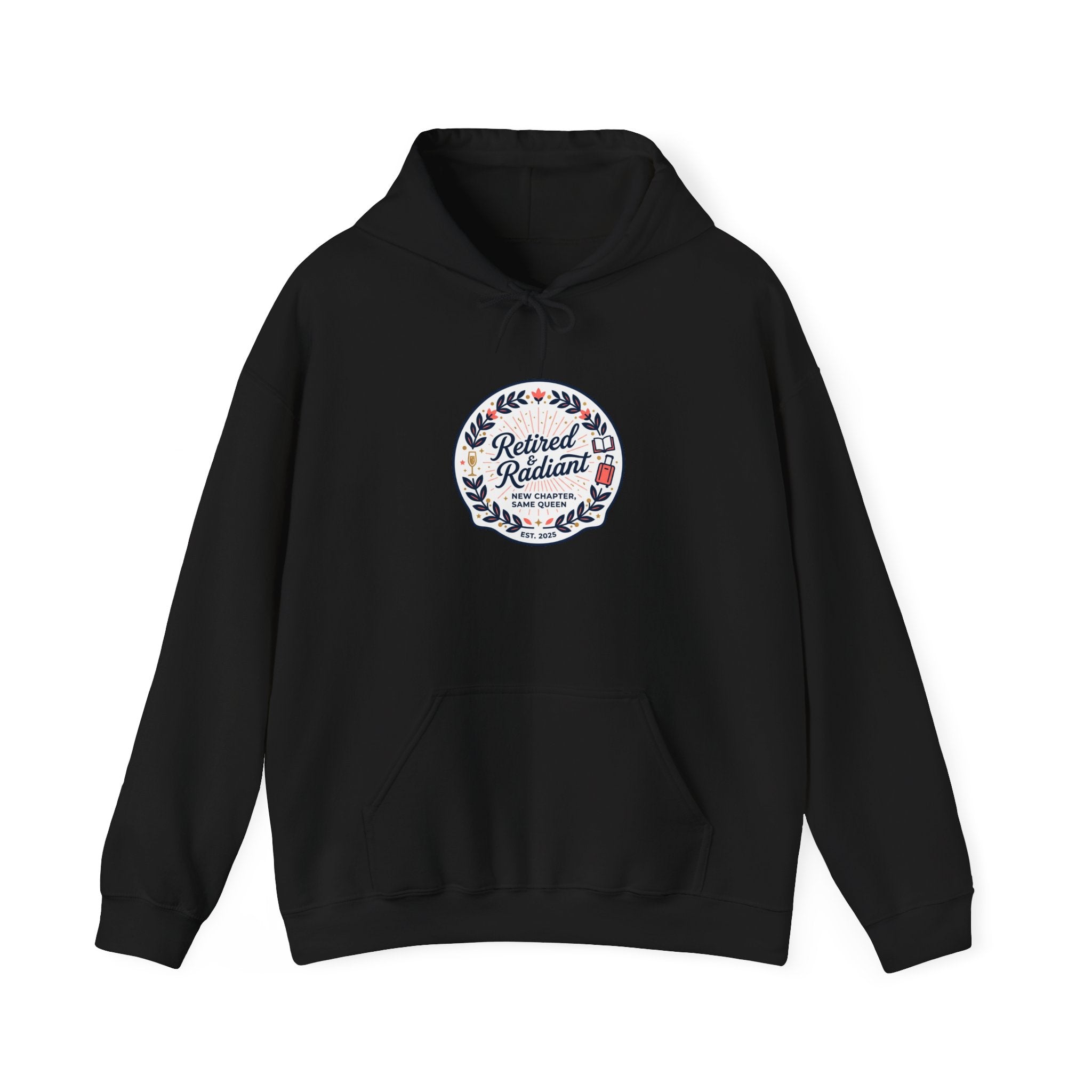 Retired & Radiant Hoodie | retirement gifts for women, personalized retirement gifts