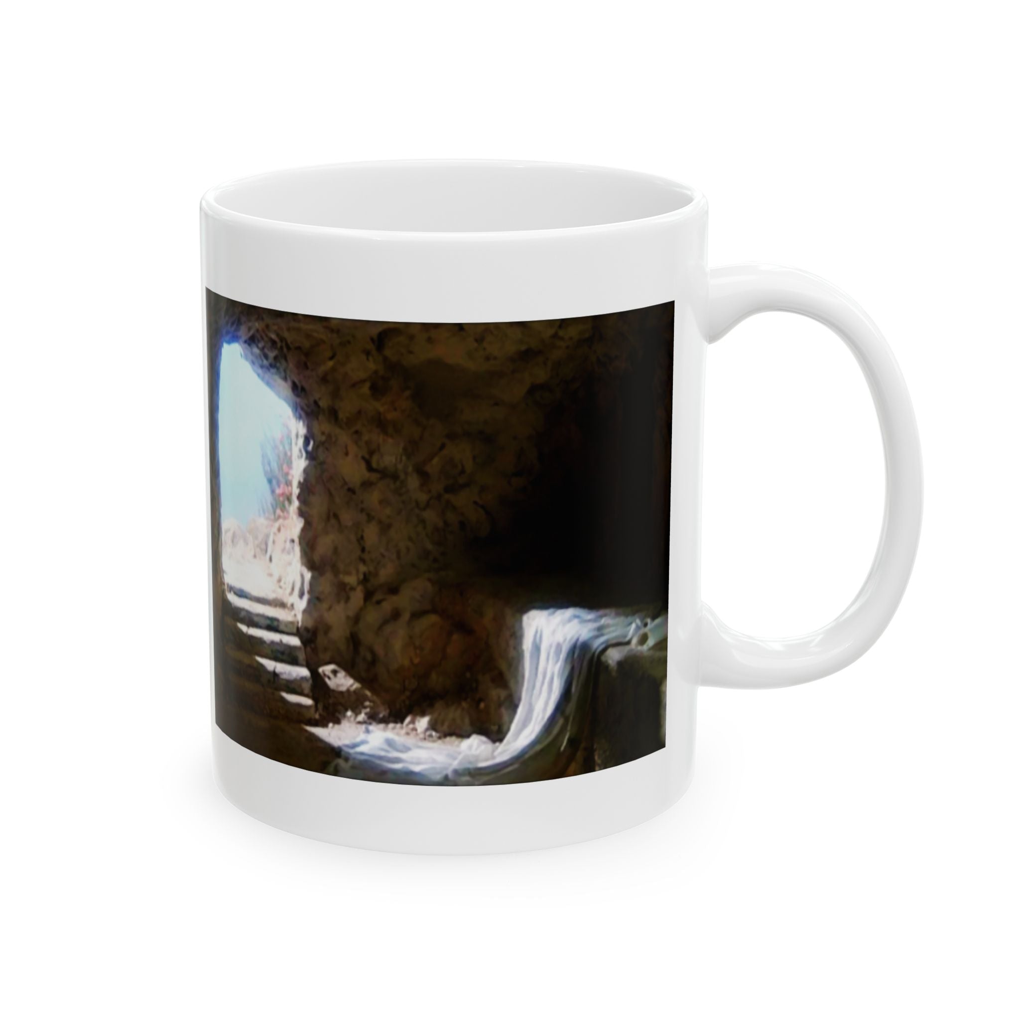 He Did All This For Me Mug — Christian Easter Resurrection Ceramic Coffee Cup (11oz, 15oz)