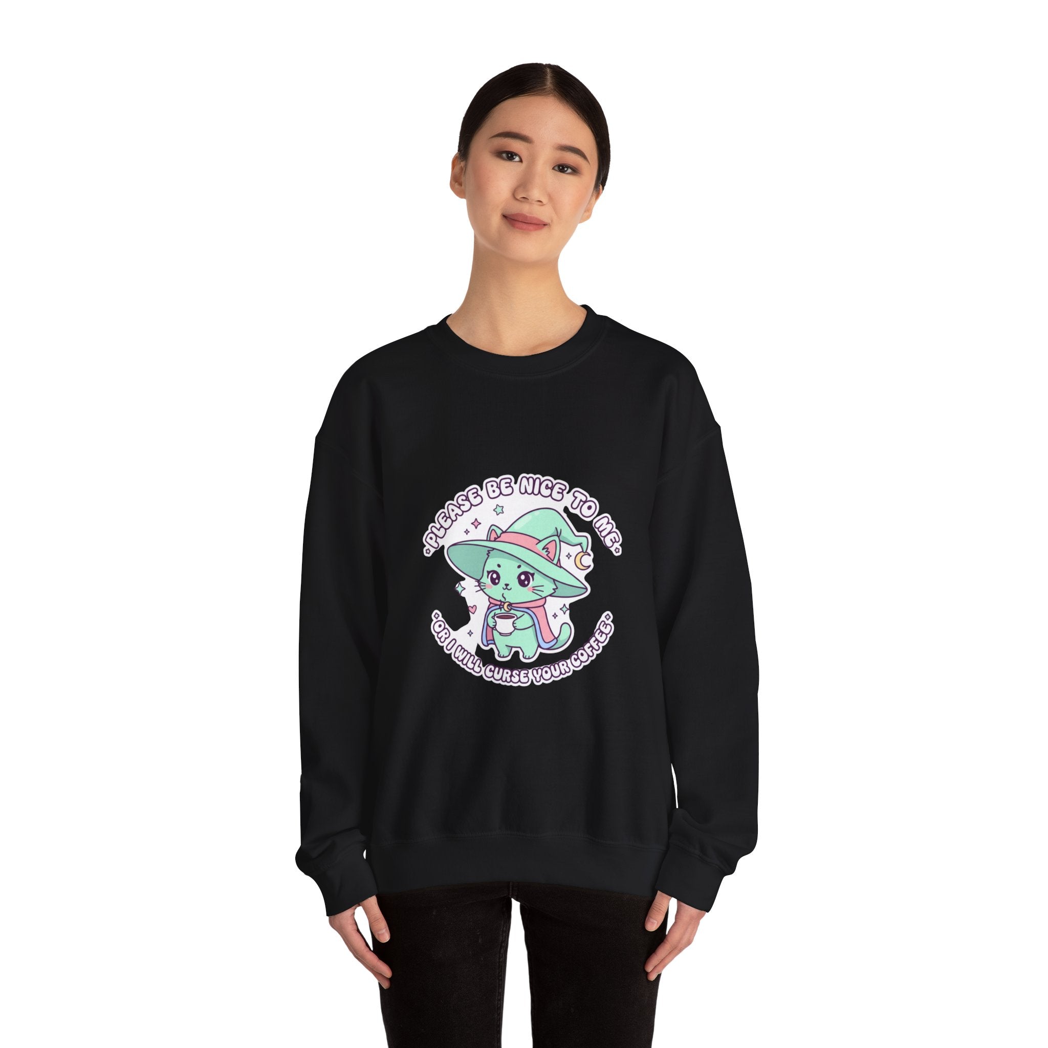 Please Be Nice To Me Sweatshirt | Soft Threat kawaii menacing pastel