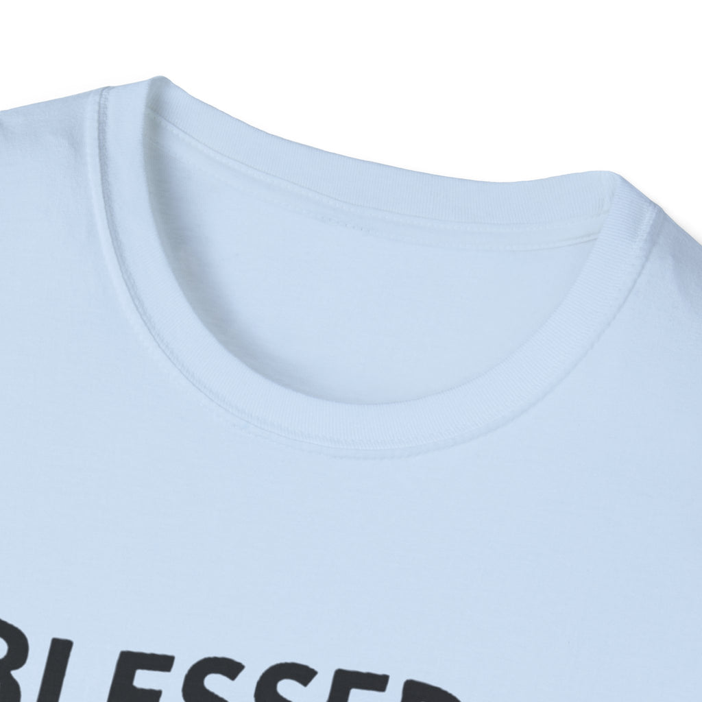 Jesus Blessed by God Faith T-Shirt — "Blessed by God, Loved by Jesus, Led by the Spirit" Christian Tee